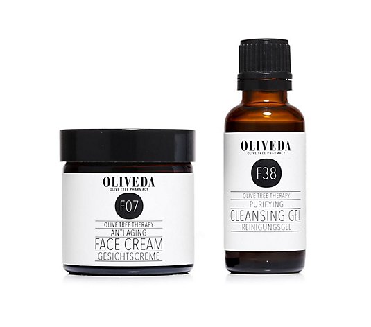 OLIVEDA Anti-Aging Gesichtscreme 50ml & Reinigungsgel 30ml
