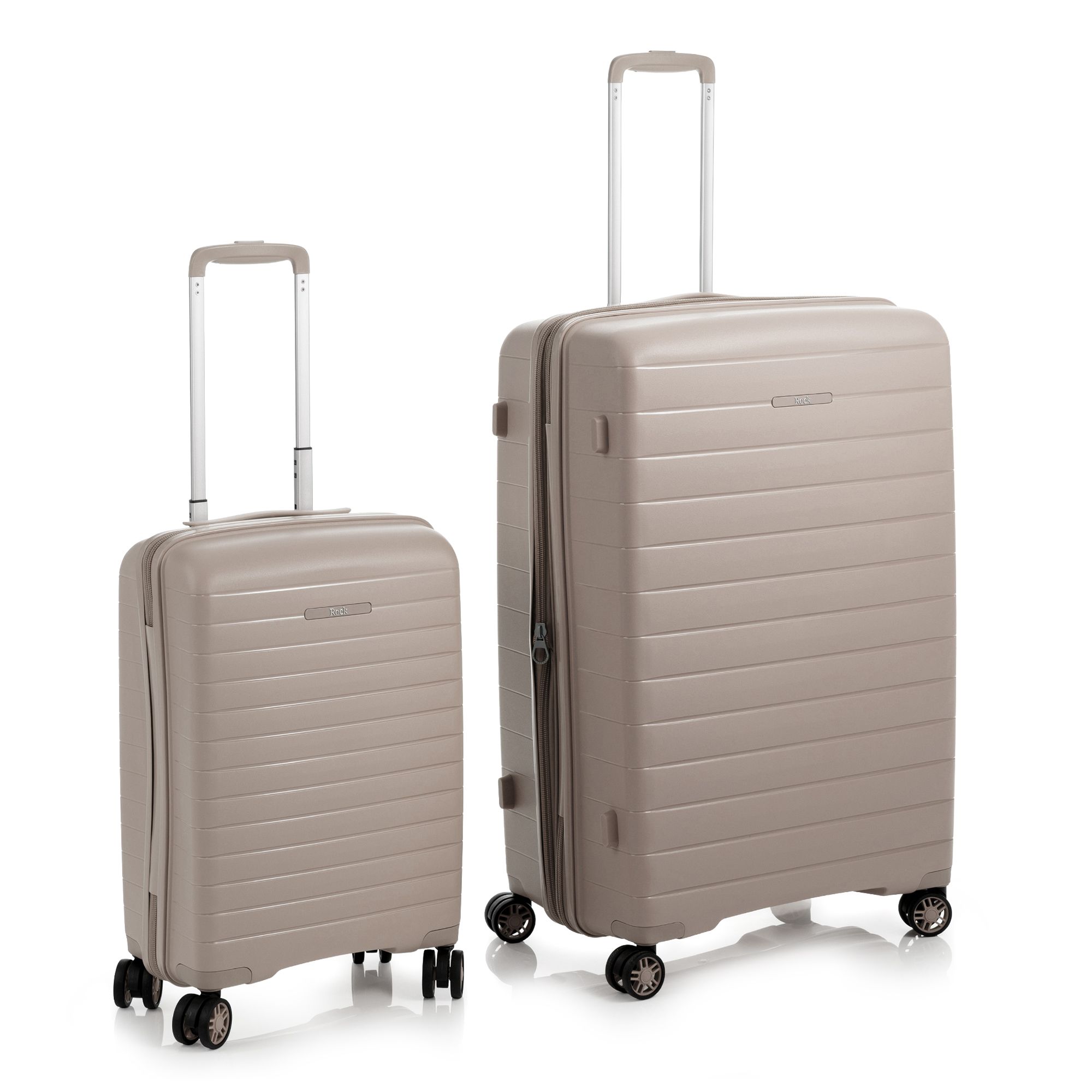 ROCK Reisegepäck 2er-Set Palma Hartschalenkoffer erweiterbarer Zipper