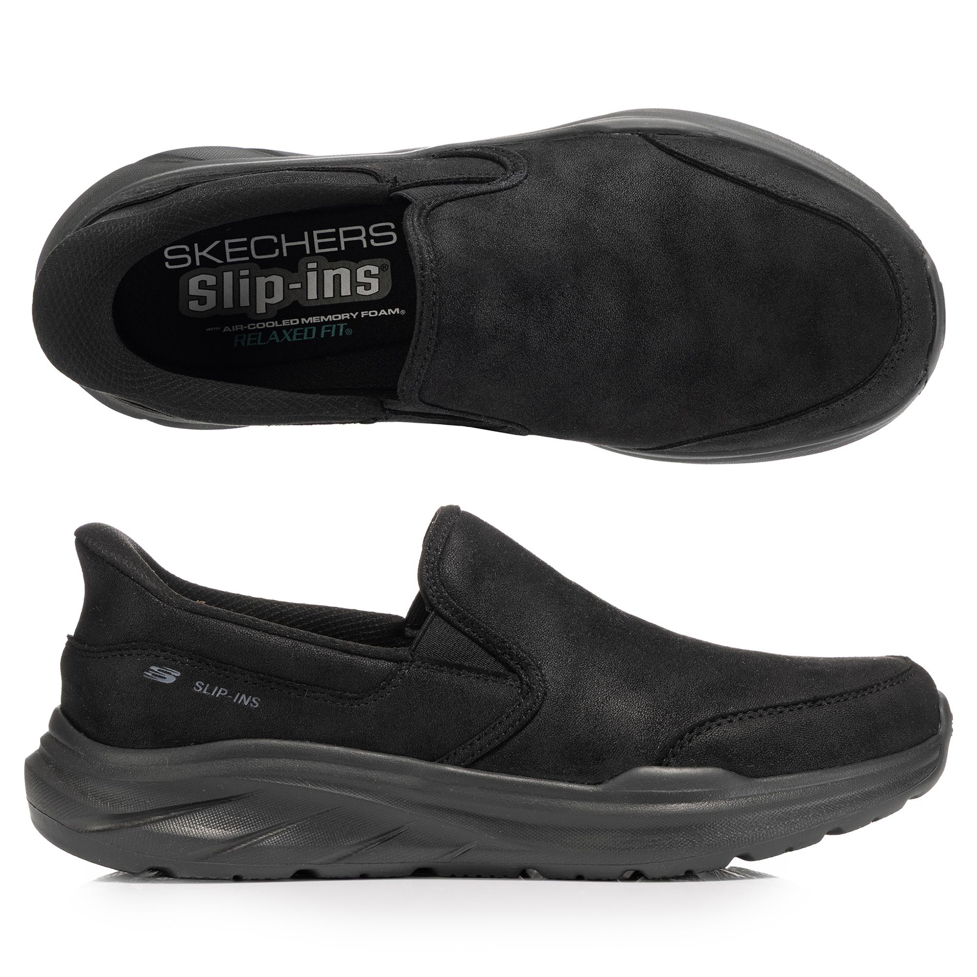 SKECHERS Herren Slipper Equalizer 6.0 - Zorlo Materialmix Hands Free Slip-Ins®