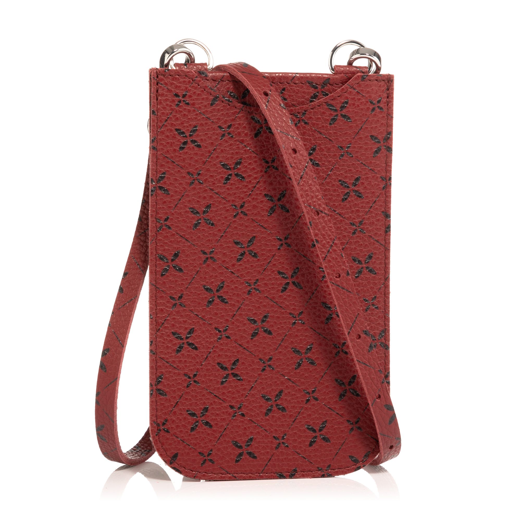 VITAFORM Handytasche Nappaleder Mikrofaser Futter verstellbarer Riemen