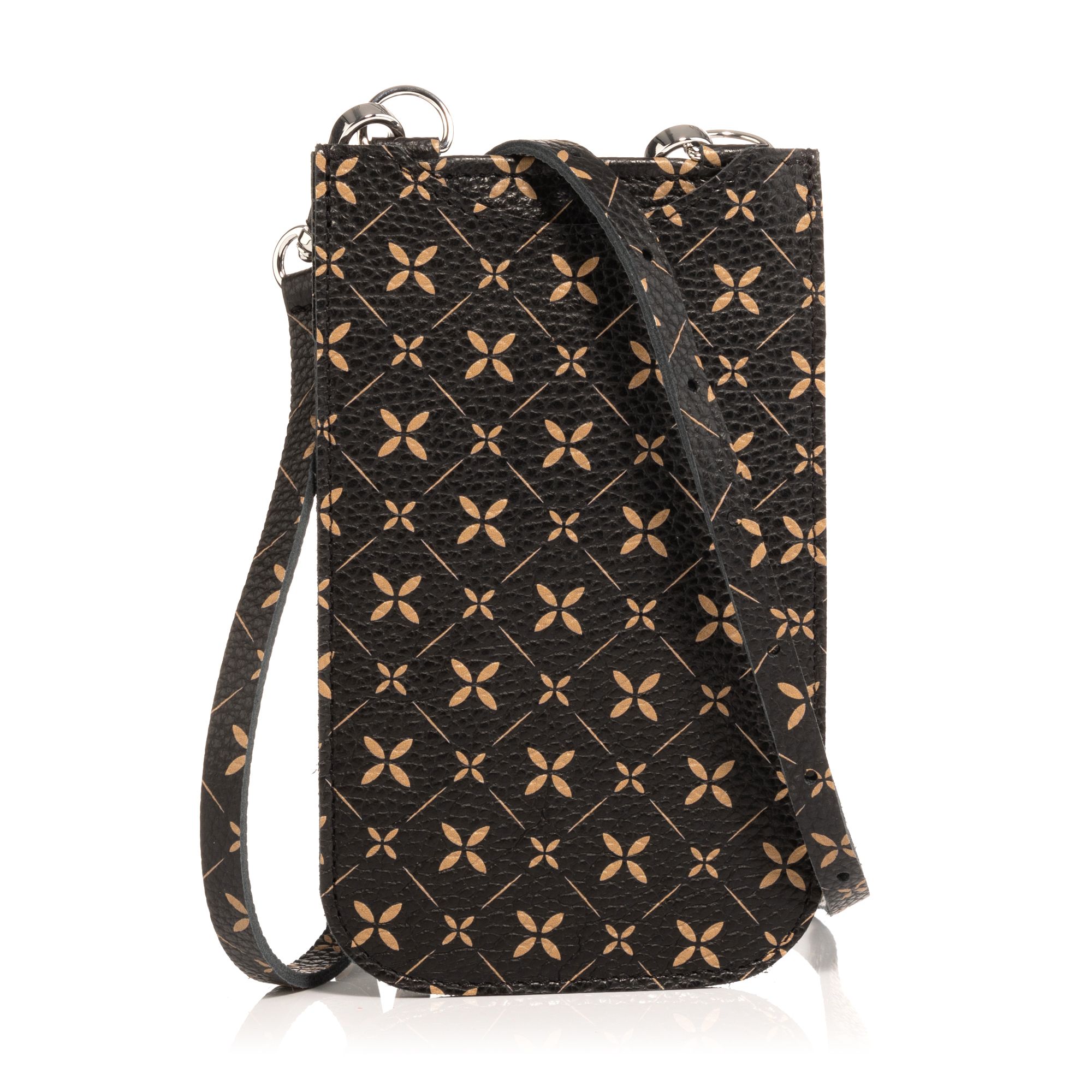 VITAFORM Handytasche Nappaleder Mikrofaser Futter verstellbarer Riemen