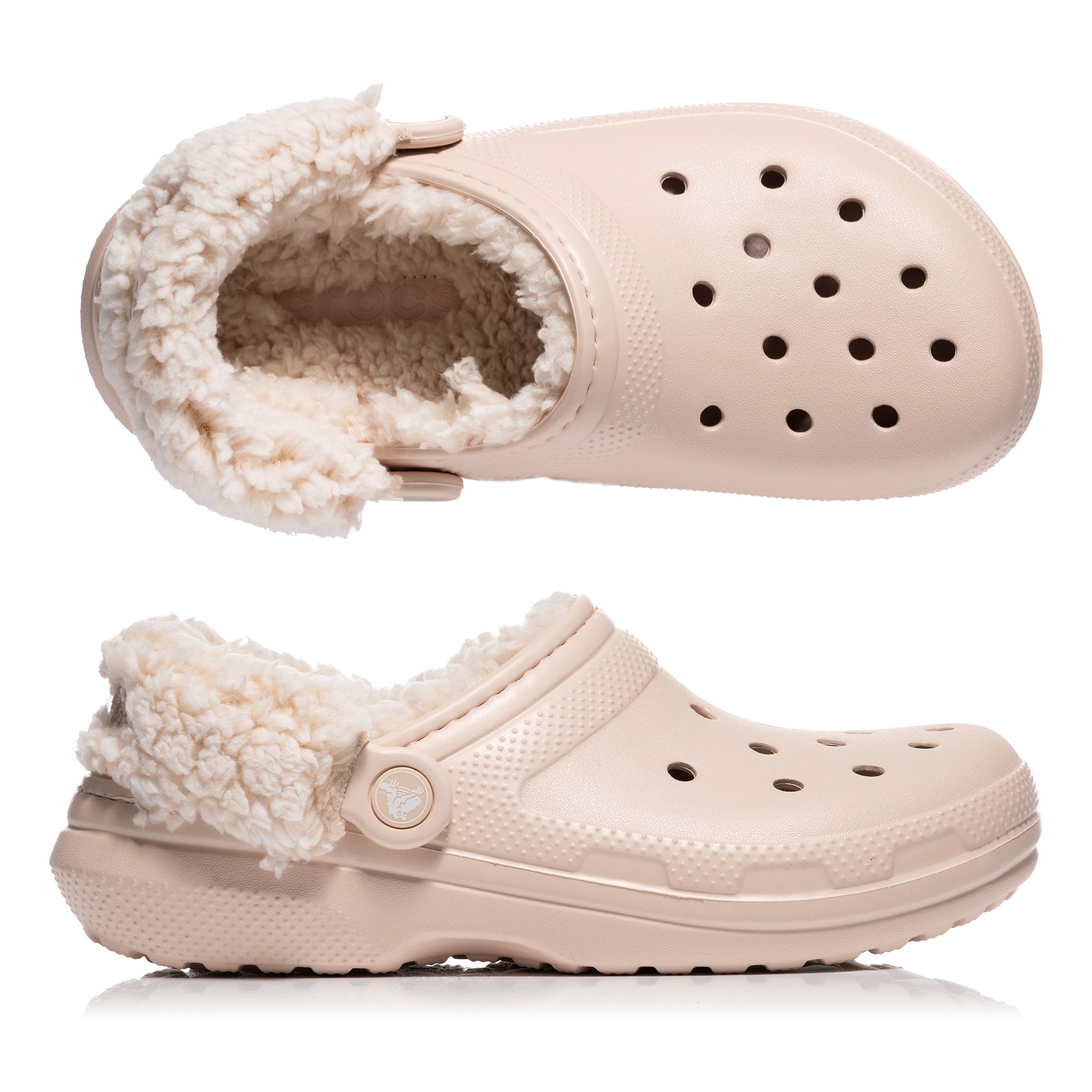 CROCS™ Damen-Cloq Classic Fleece Lined ultraleicht Dual Crocs Comfort™
