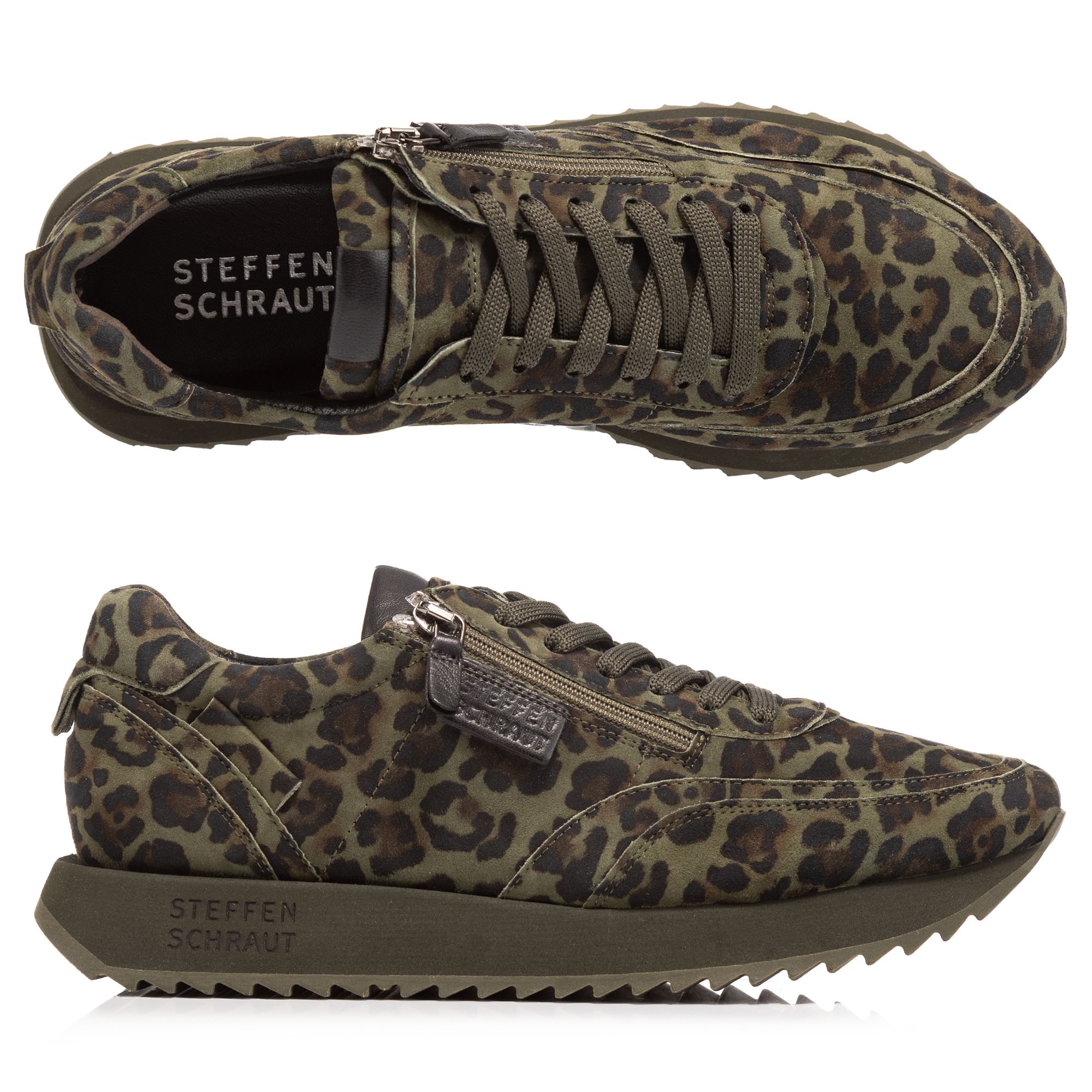 STEFFEN SCHRAUT by Kennel & Schmenger Damen-Sneaker echt Leder seitl. Reißverschluss