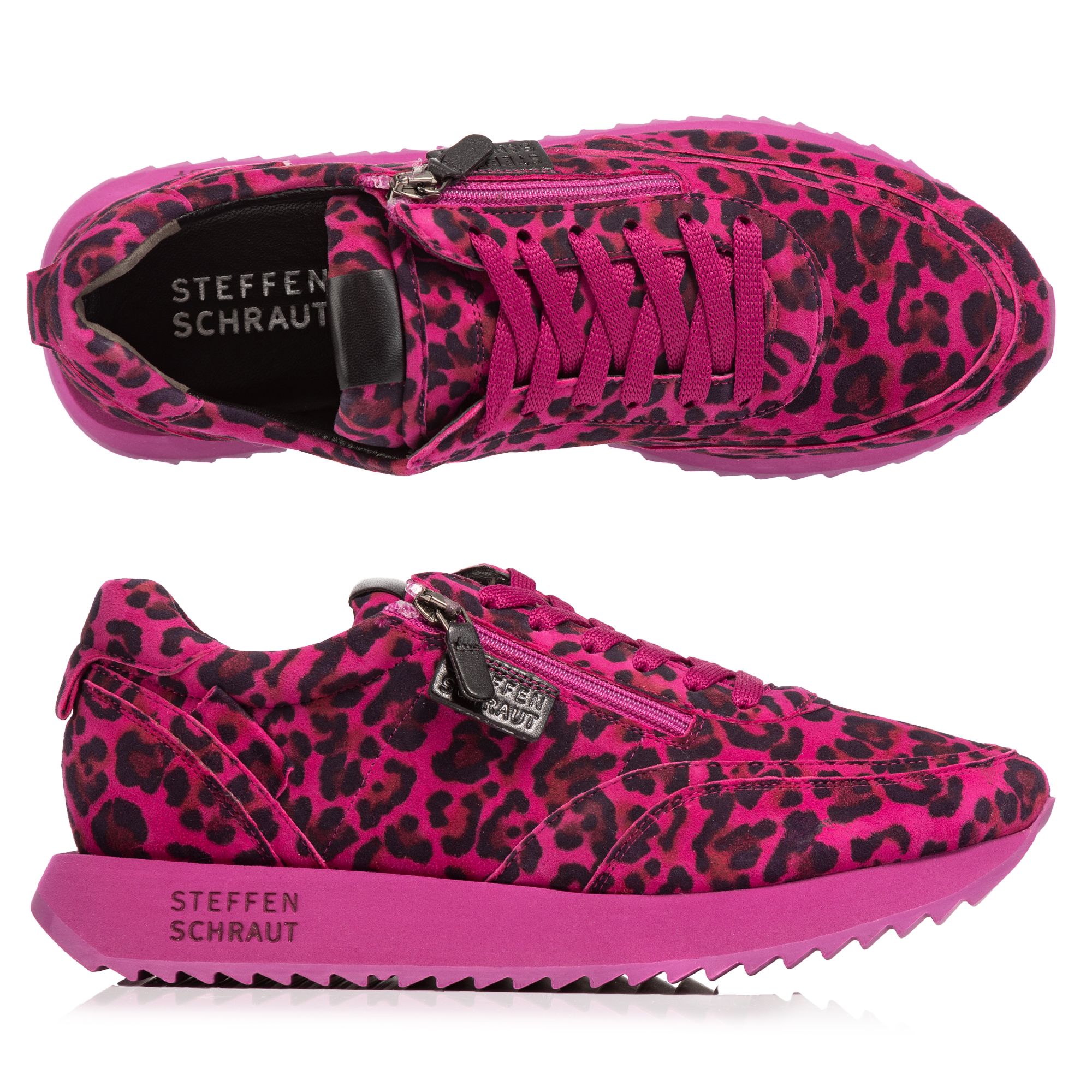 STEFFEN SCHRAUT by Kennel & Schmenger Damen-Sneaker echt Leder seitl. Reißverschluss