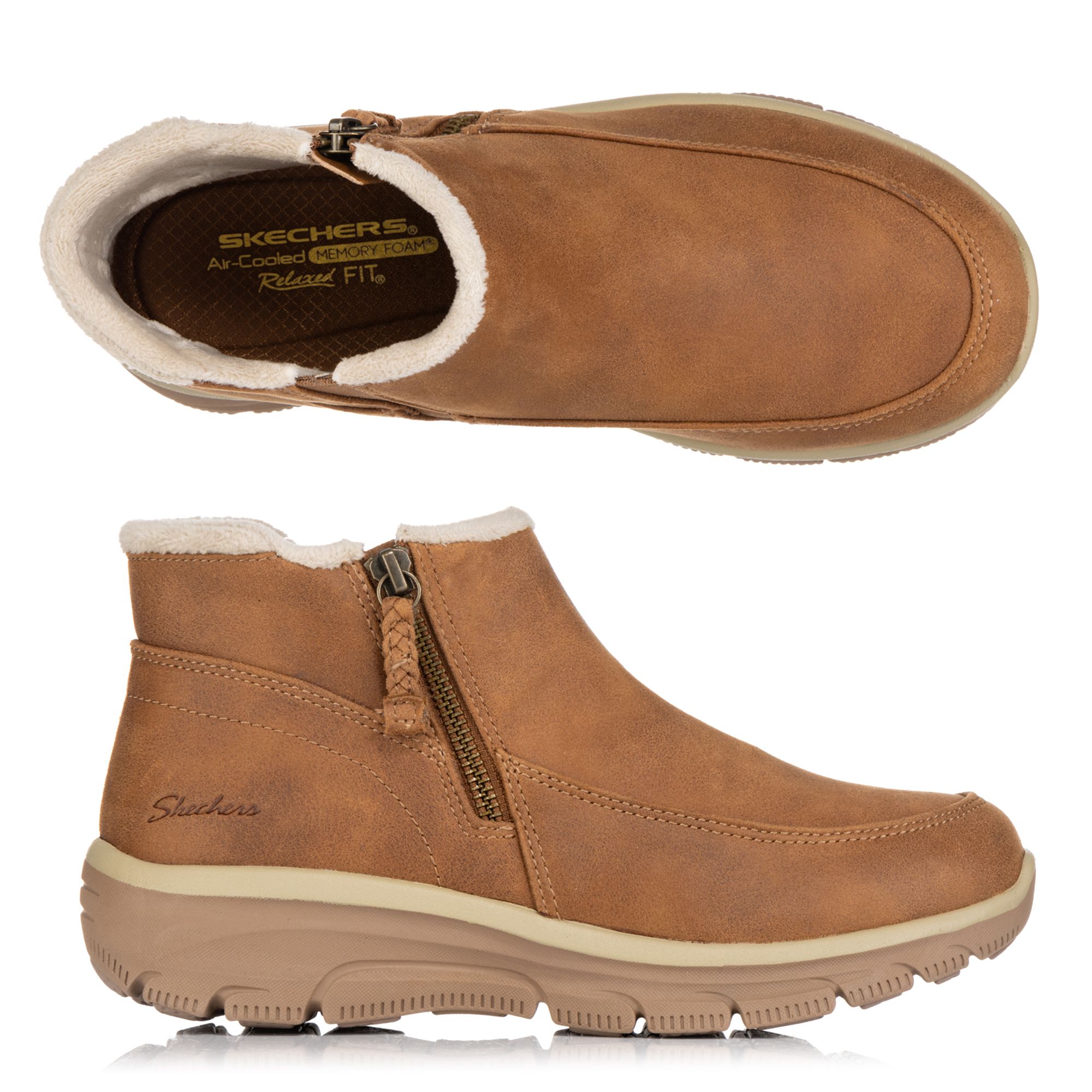 SKECHERS Damen-Stiefelette Modern Comfort Winter wasserabweisend flexible Sohle