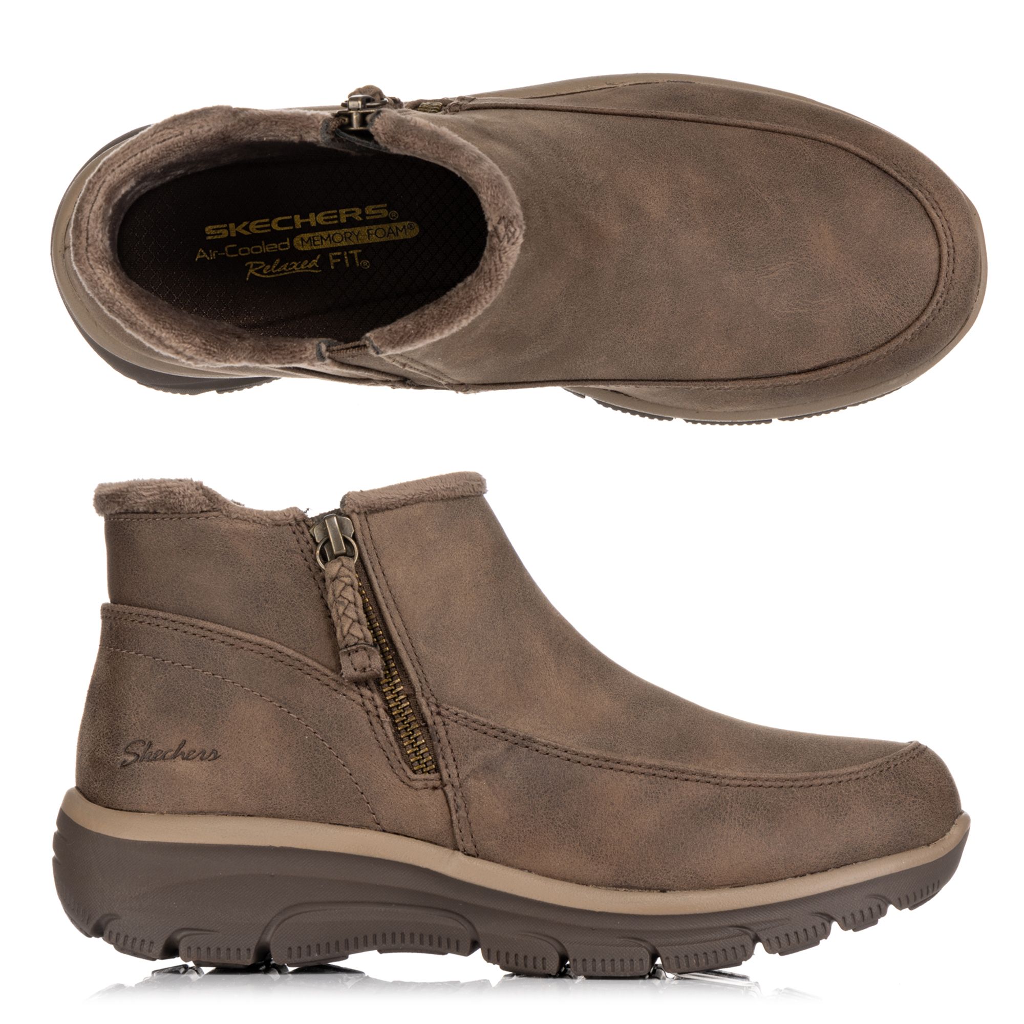 SKECHERS Damen-Stiefelette Modern Comfort Winter wasserabweisend flexible Sohle