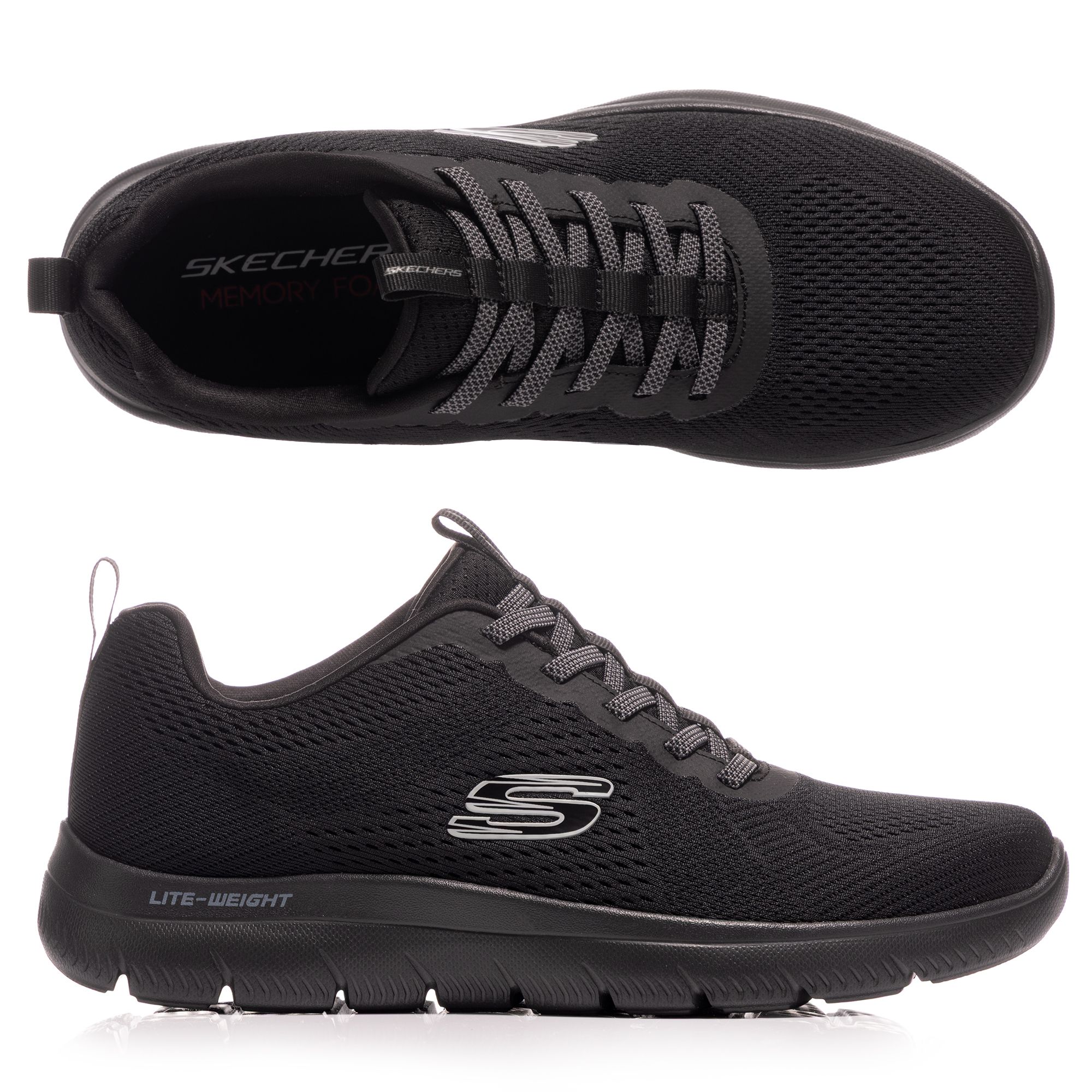 SKECHERS Herren-Sneaker Summits Eckler extraleicht Memory Foam
