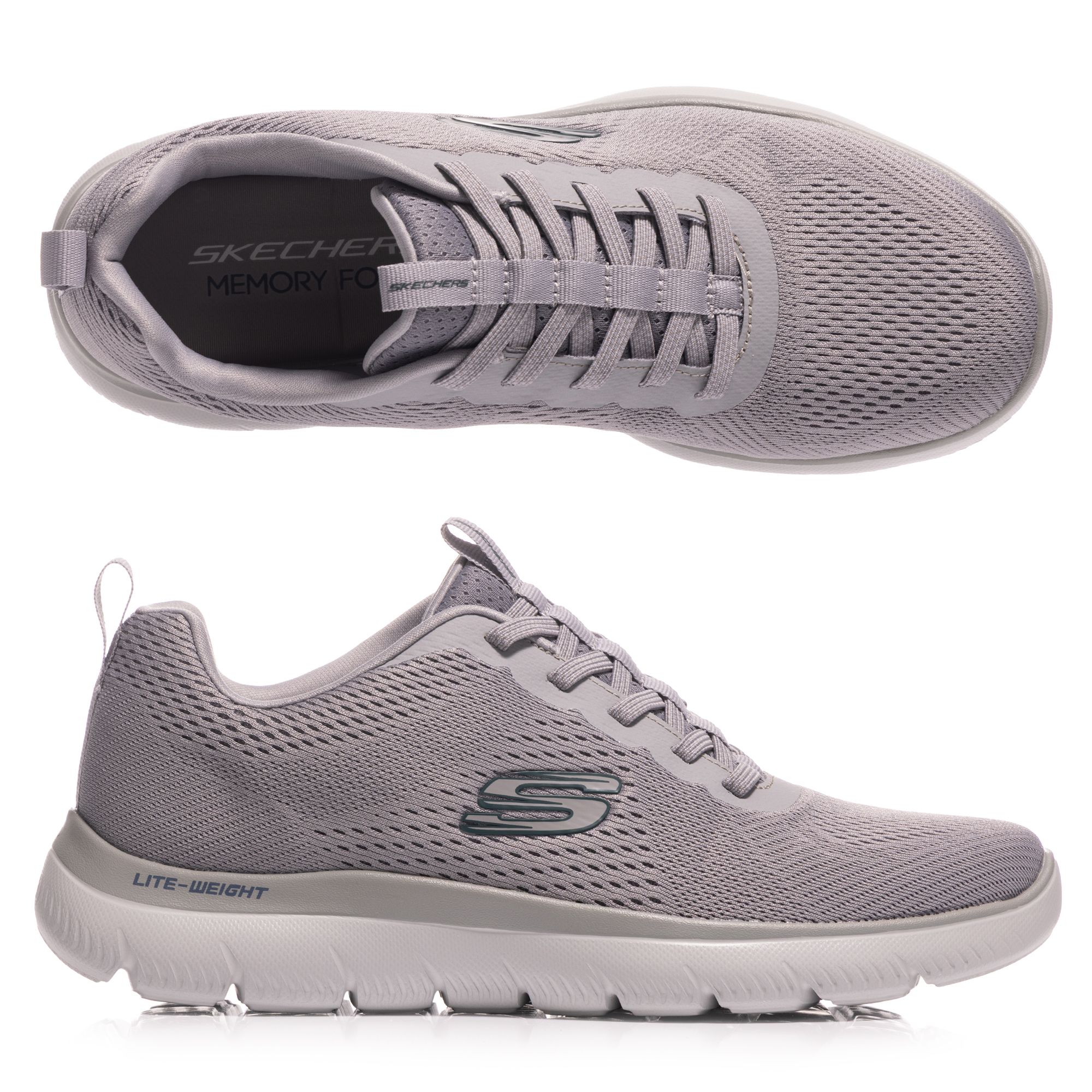 SKECHERS Herren-Sneaker Summits Eckler extraleicht Memory Foam