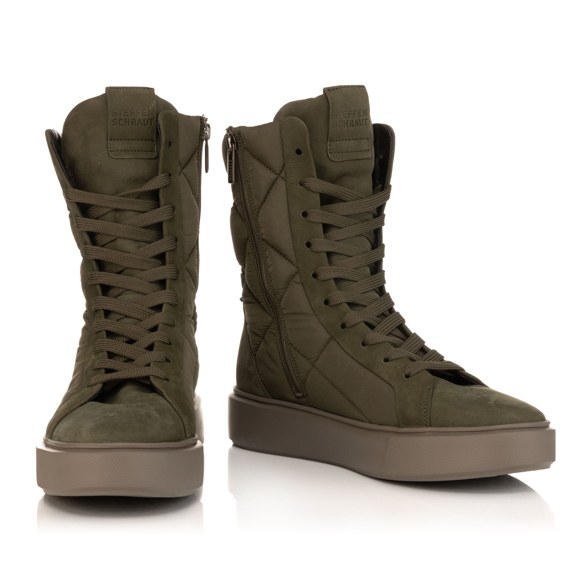 STEFFEN SCHRAUT by Kennel & Schmenger Damen-Stiefelette Materialmix Reißverschluss innen