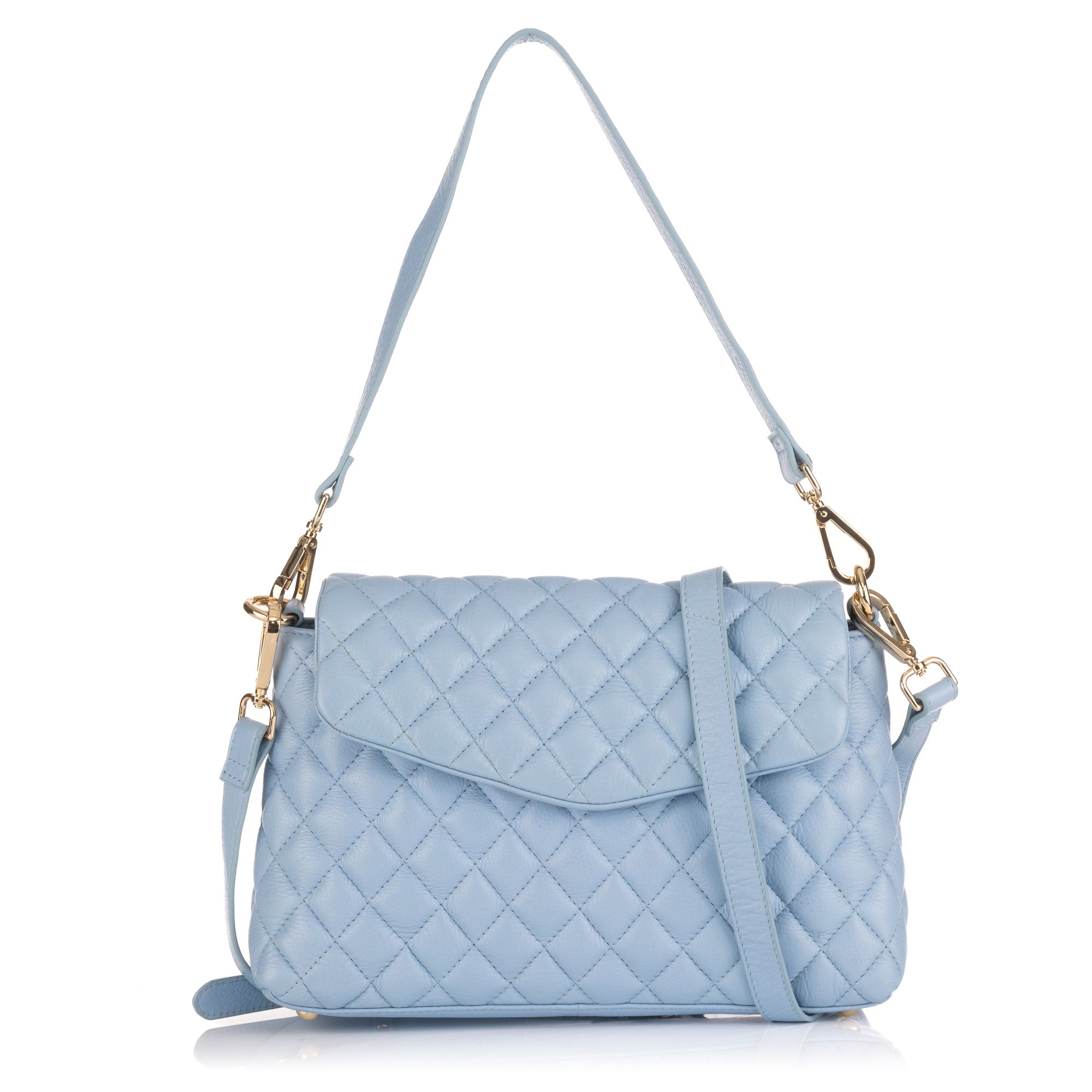 DAWID by Dawid Tomaszewski Schultertasche echt Leder 2 Trageriemen