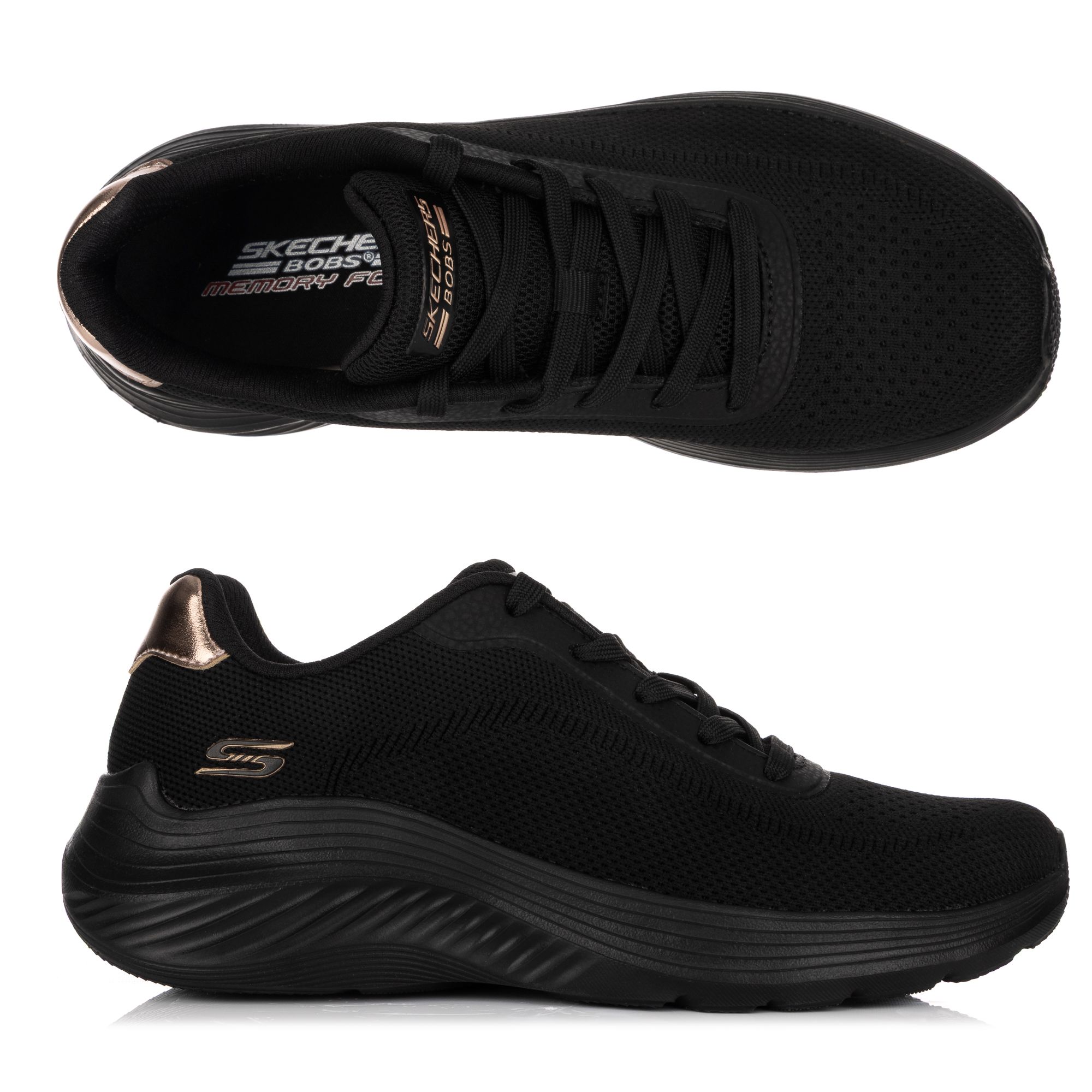 SKECHERS Damen-Sneaker Bobs Squad Waves Current Mesh