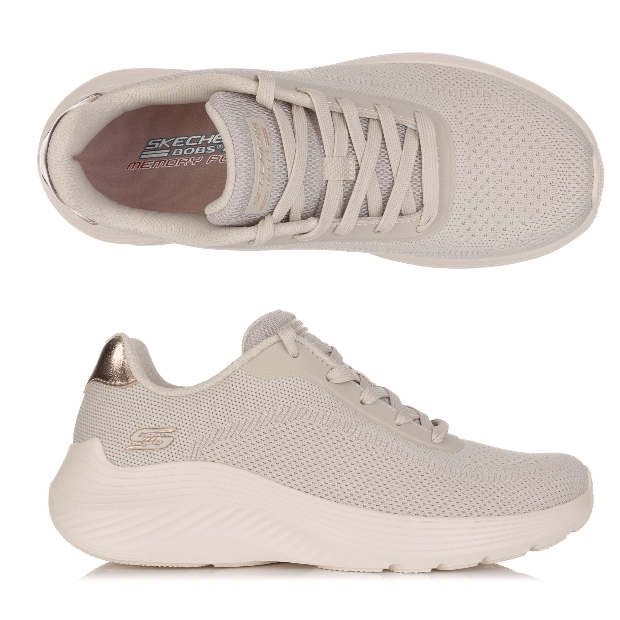 SKECHERS Damen-Sneaker Bobs Squad Waves Current Mesh