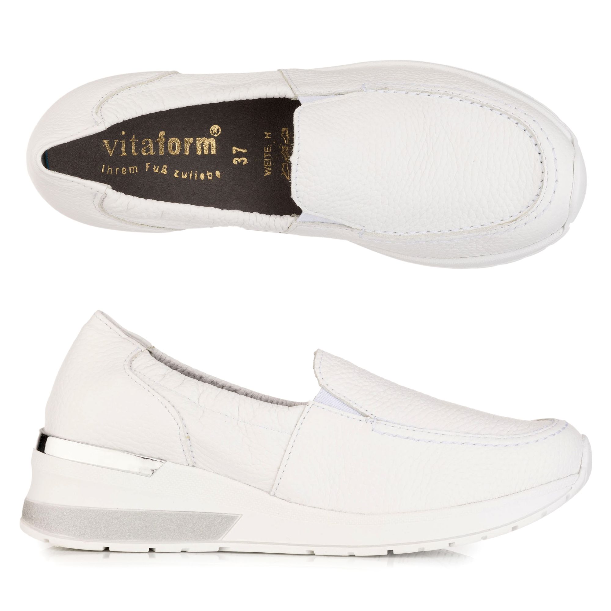 VITAFORM Damen-Slipper Hirschleder Shock Absorber Sohle Nina