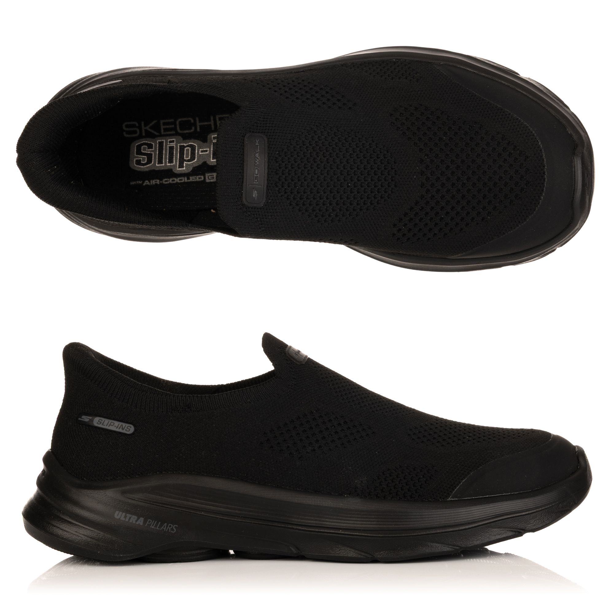 SKECHERS Damen-Slipper Go Walk 8 Strick Hands Free Slip-Ins®
