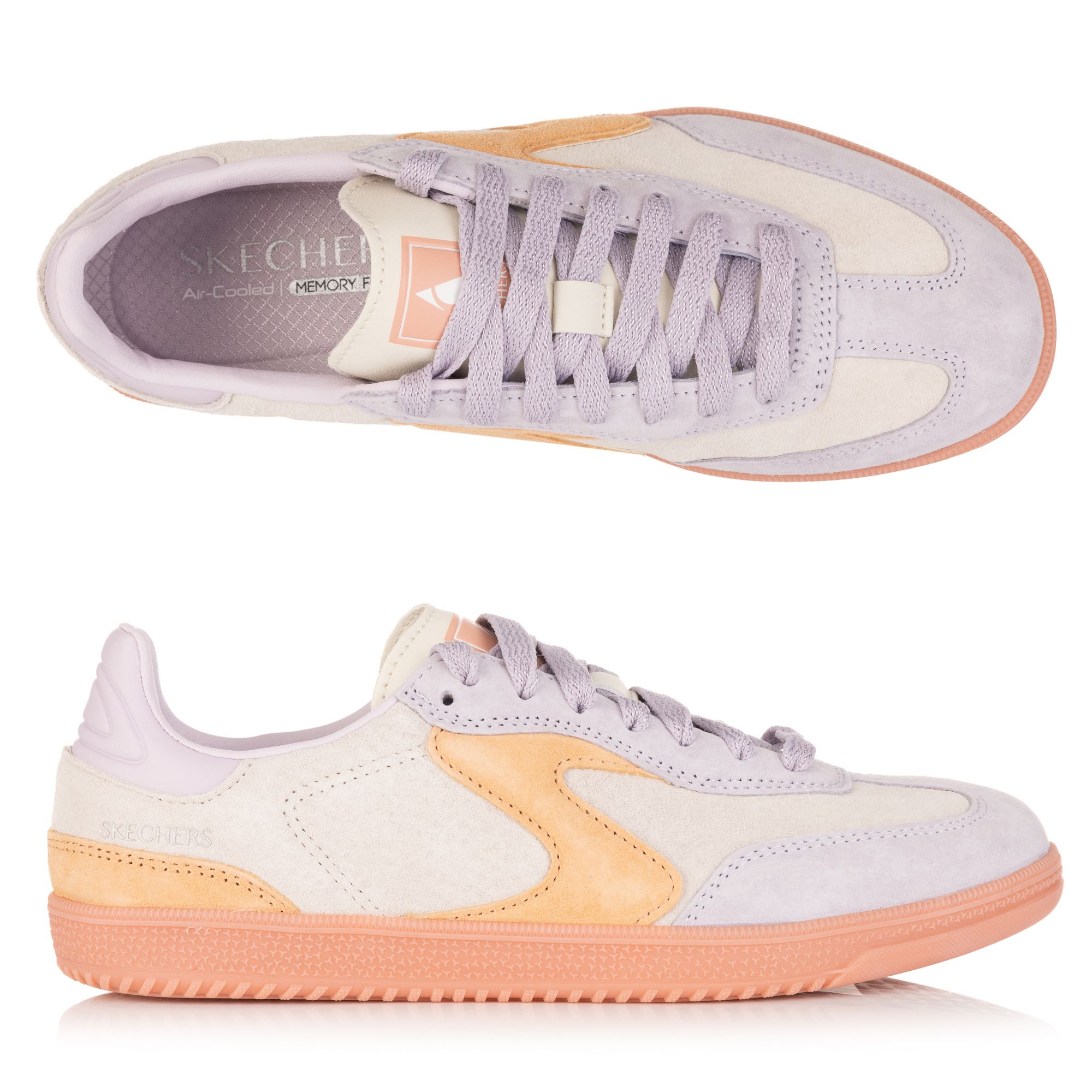 SKECHERS Damen-Halbschuh Hotshot for the win echt Leder Memory Foam