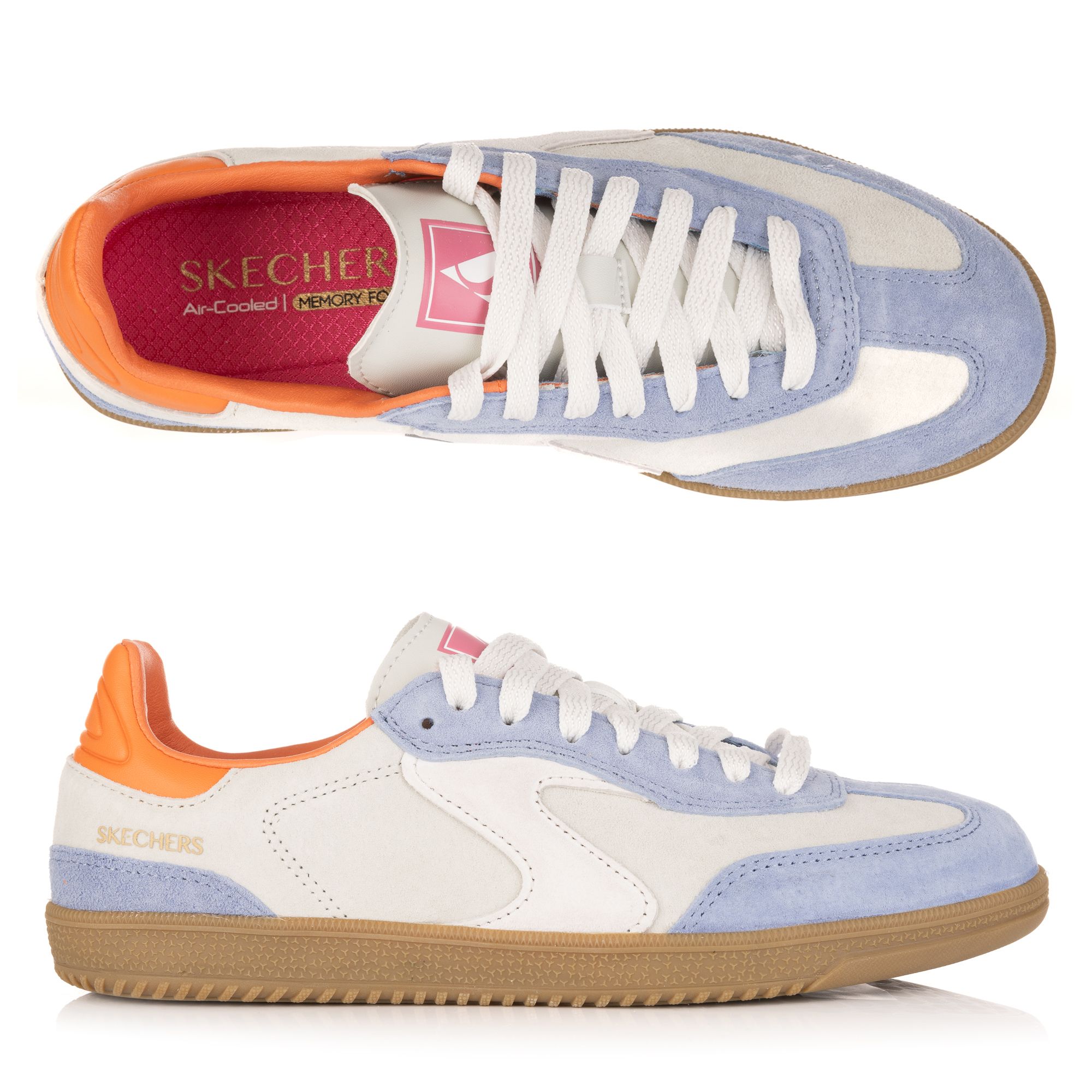 SKECHERS Damen-Halbschuh Hotshot for the win echt Leder Memory Foam