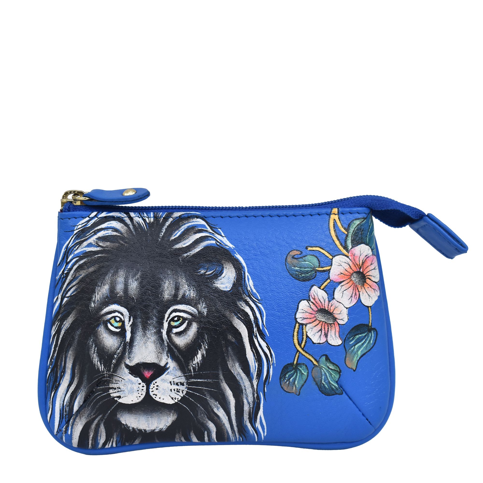 ANUSCHKA® Geldbörse echt Leder Medium handbemalt