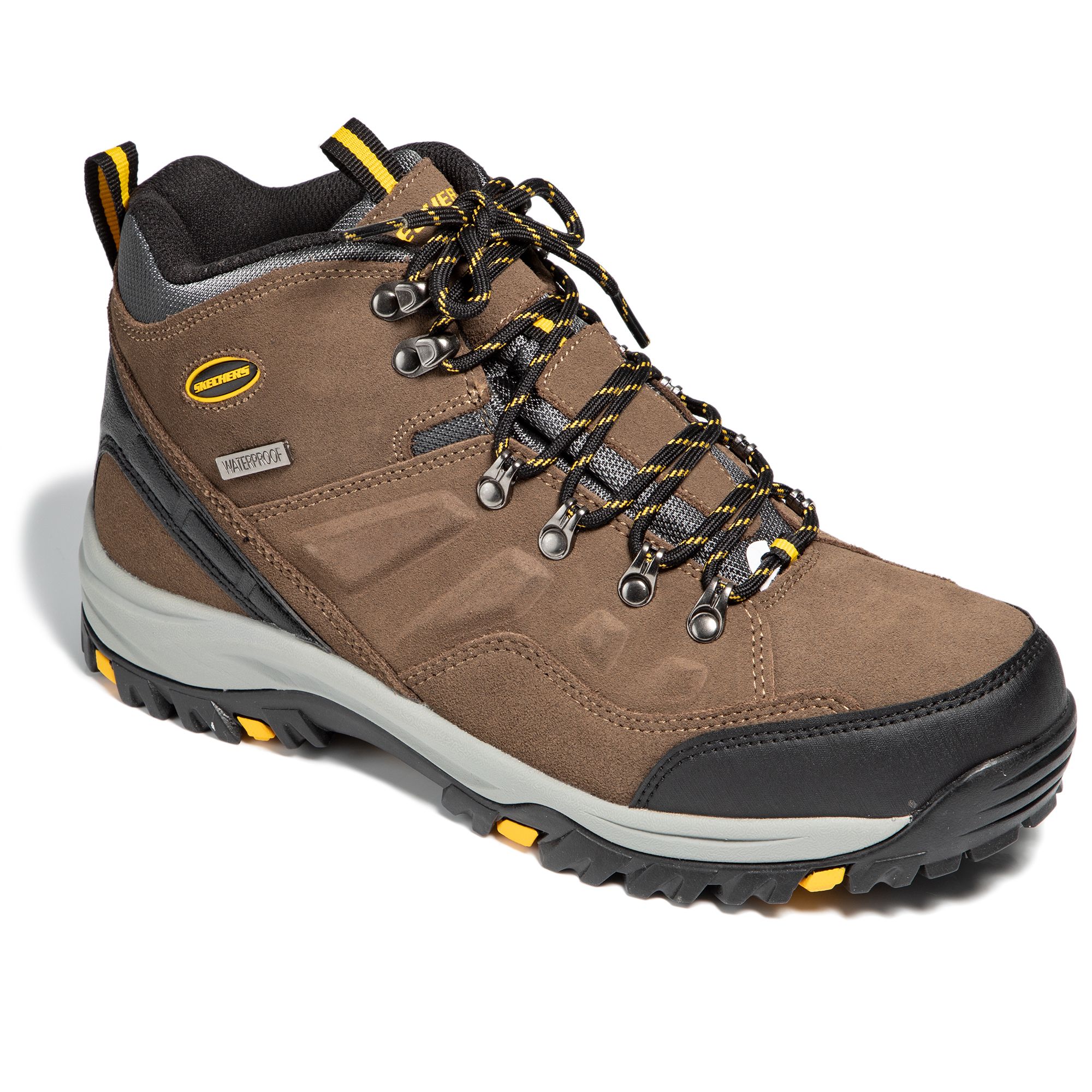 SKECHERS Herren Hikingstiefel Materialmix Wasserfest Memory Foam QVC de