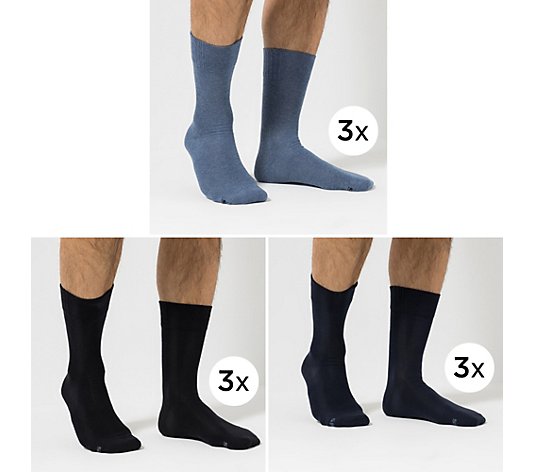 SKECHERS Herren-Socken Casual 9er Pack
