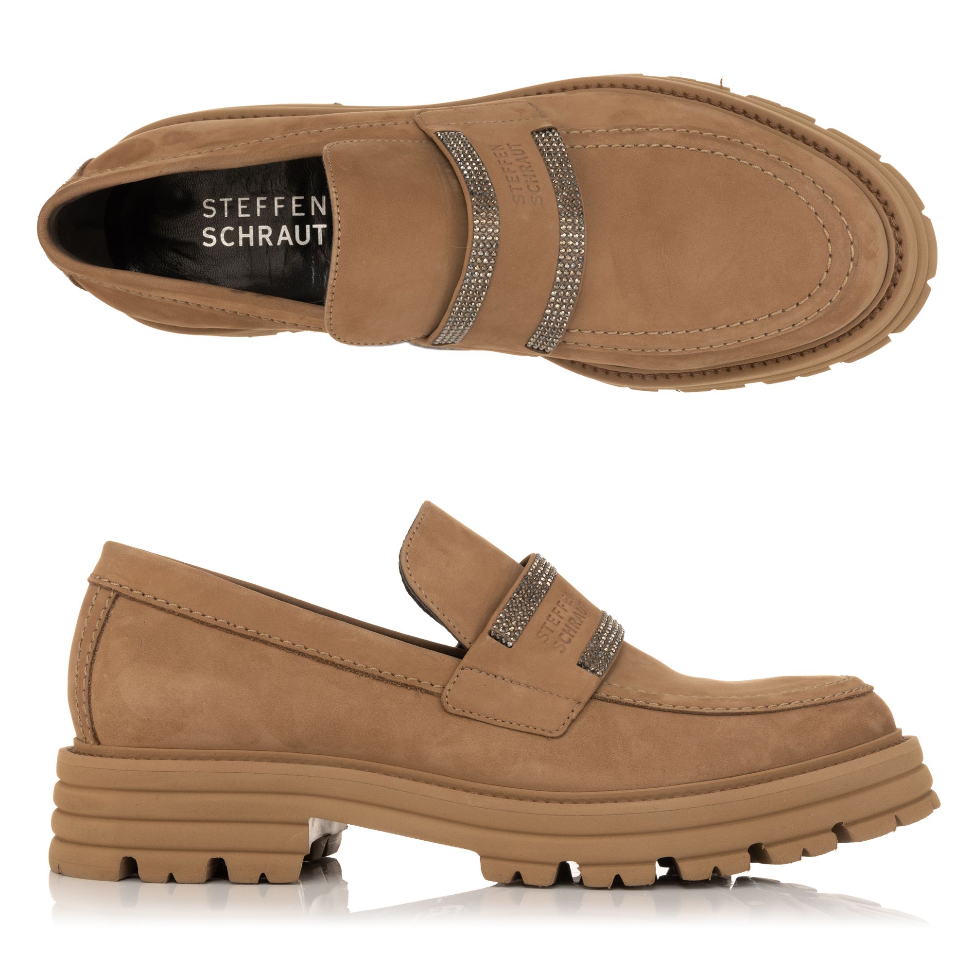 STEFFEN SCHRAUT by Kennel & Schmenger Damen-Loafer echt Leder Made in Germany