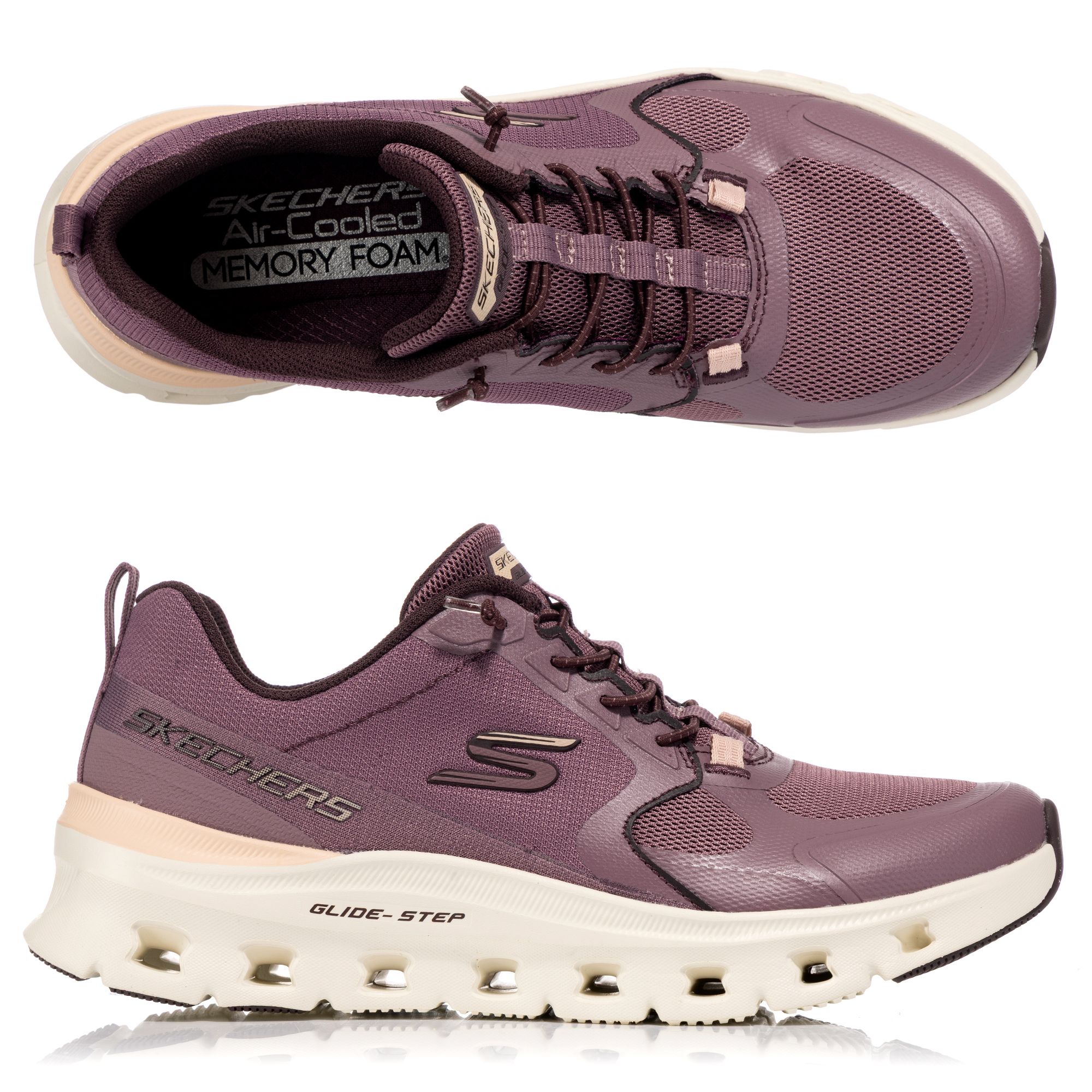 SKECHERS Damen-Sneaker Glide Step Pro Materialmix Memory Foam