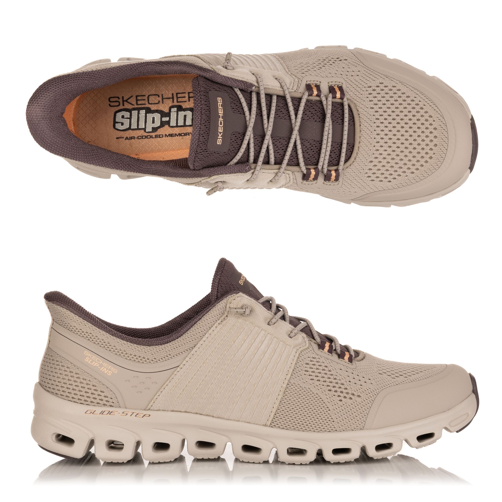 SKECHERS Damen-Slipper Glide Step Stargaze Bungeeschnürung Hands Free Slip-Ins®