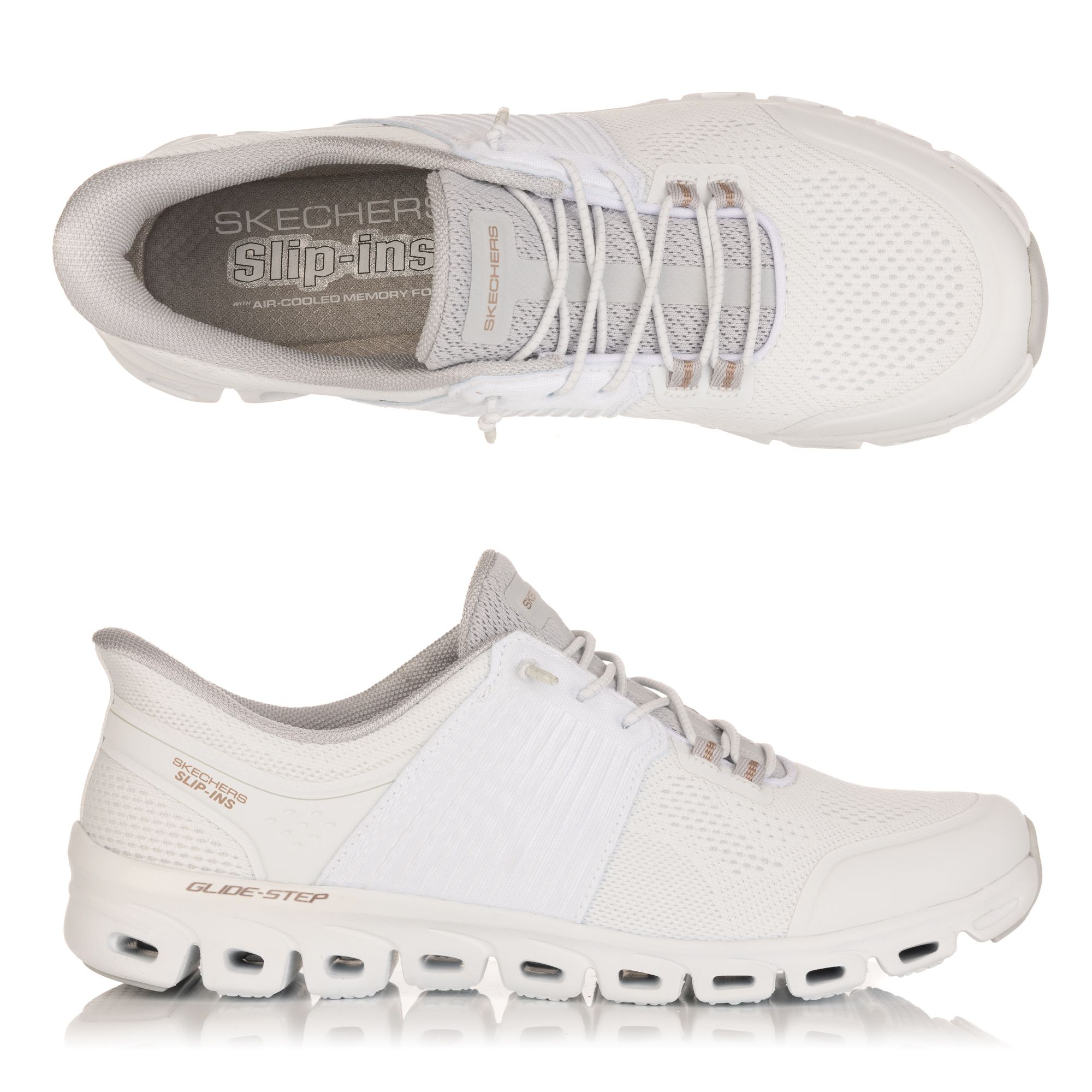 SKECHERS Damen-Slipper Glide Step Stargaze Bungeeschnürung Hands Free Slip-Ins®