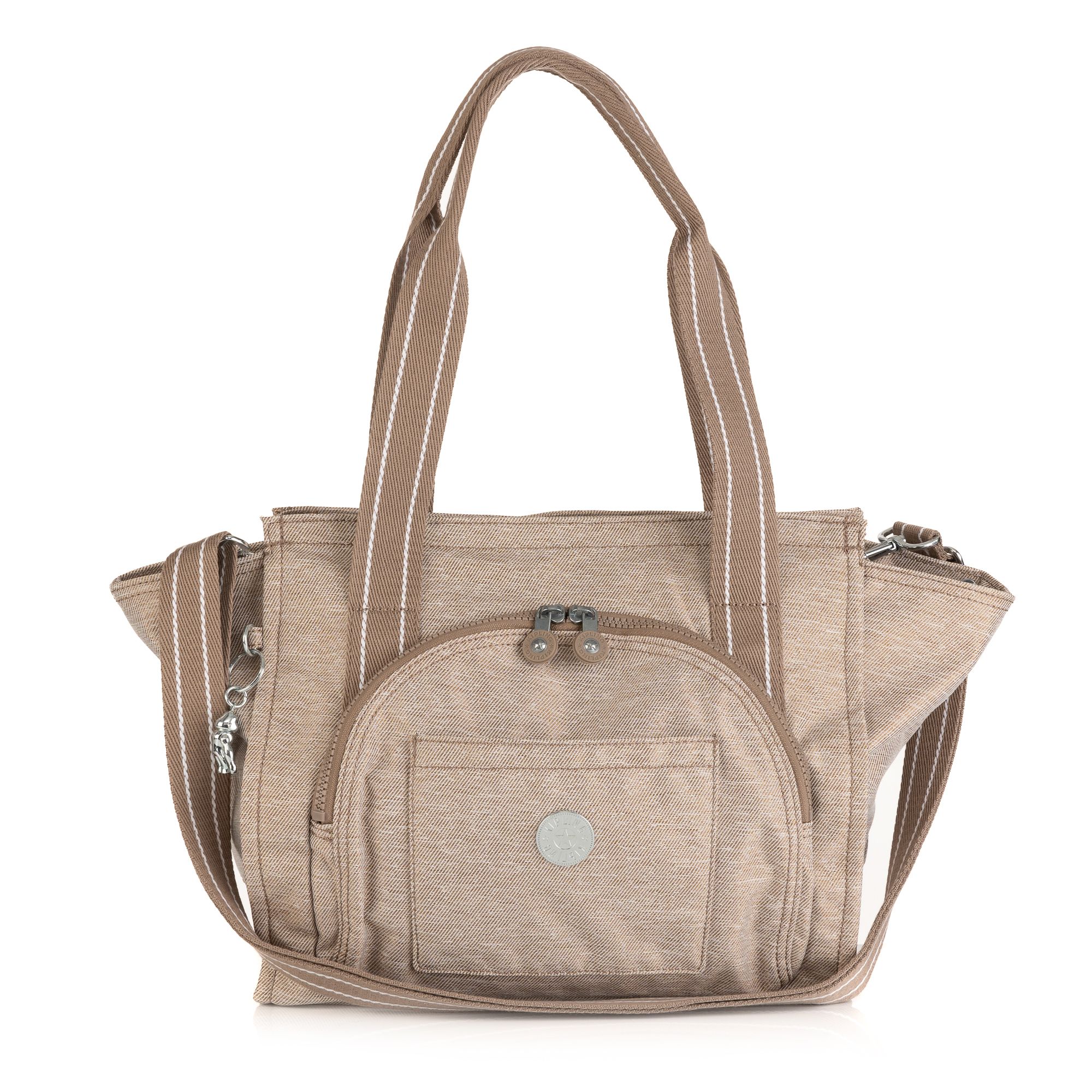 KIPLING® XL Shopper Maxton Frontfach Jeans-Optik