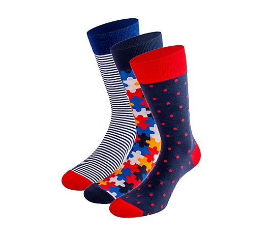 PATRON SOCKS® Unisex-Socken 3er-Geschenkset Motivmix recycelte Materialien