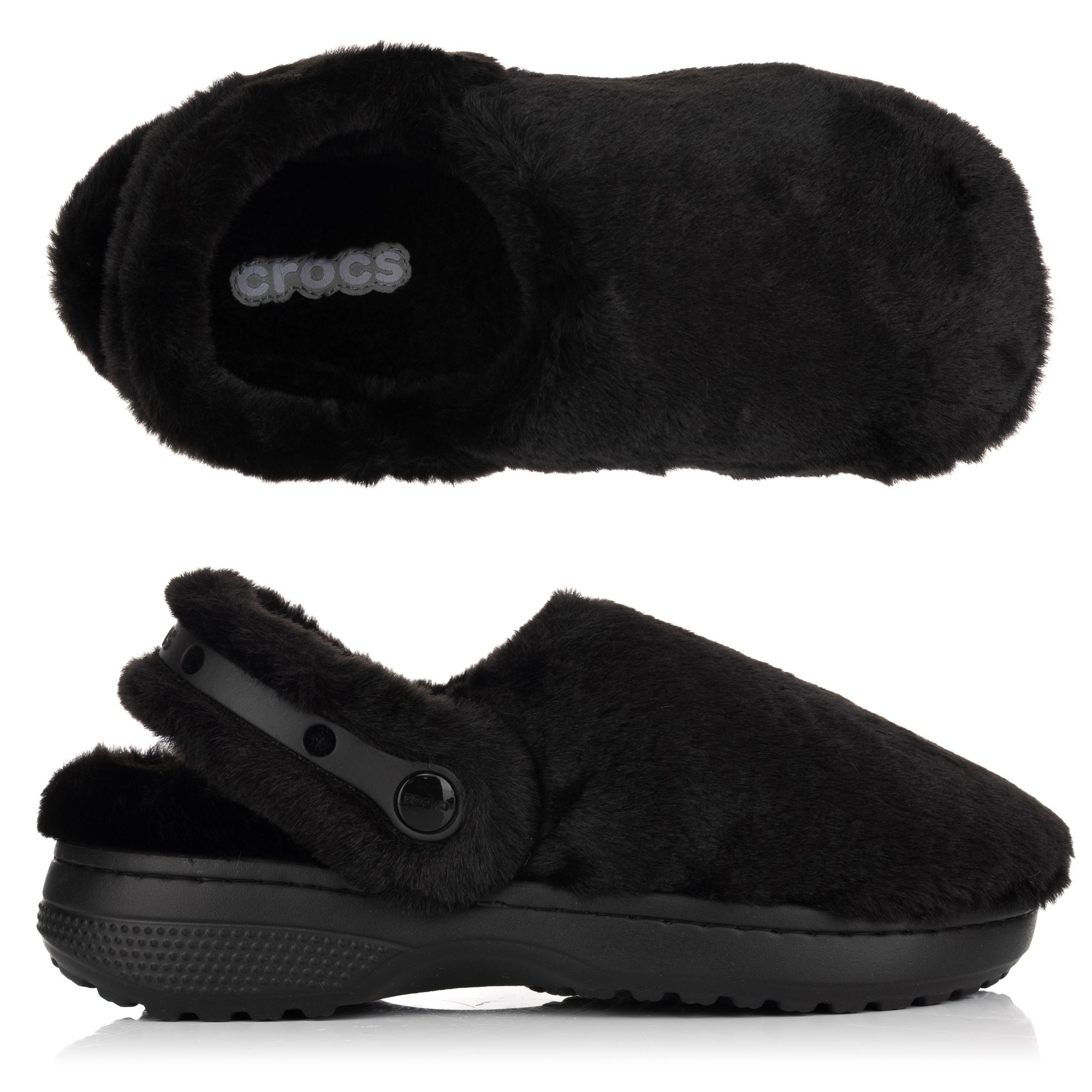 CROCS™ Unisex- Clog Classic Unfurgettable Kunstfell Ultarleicht