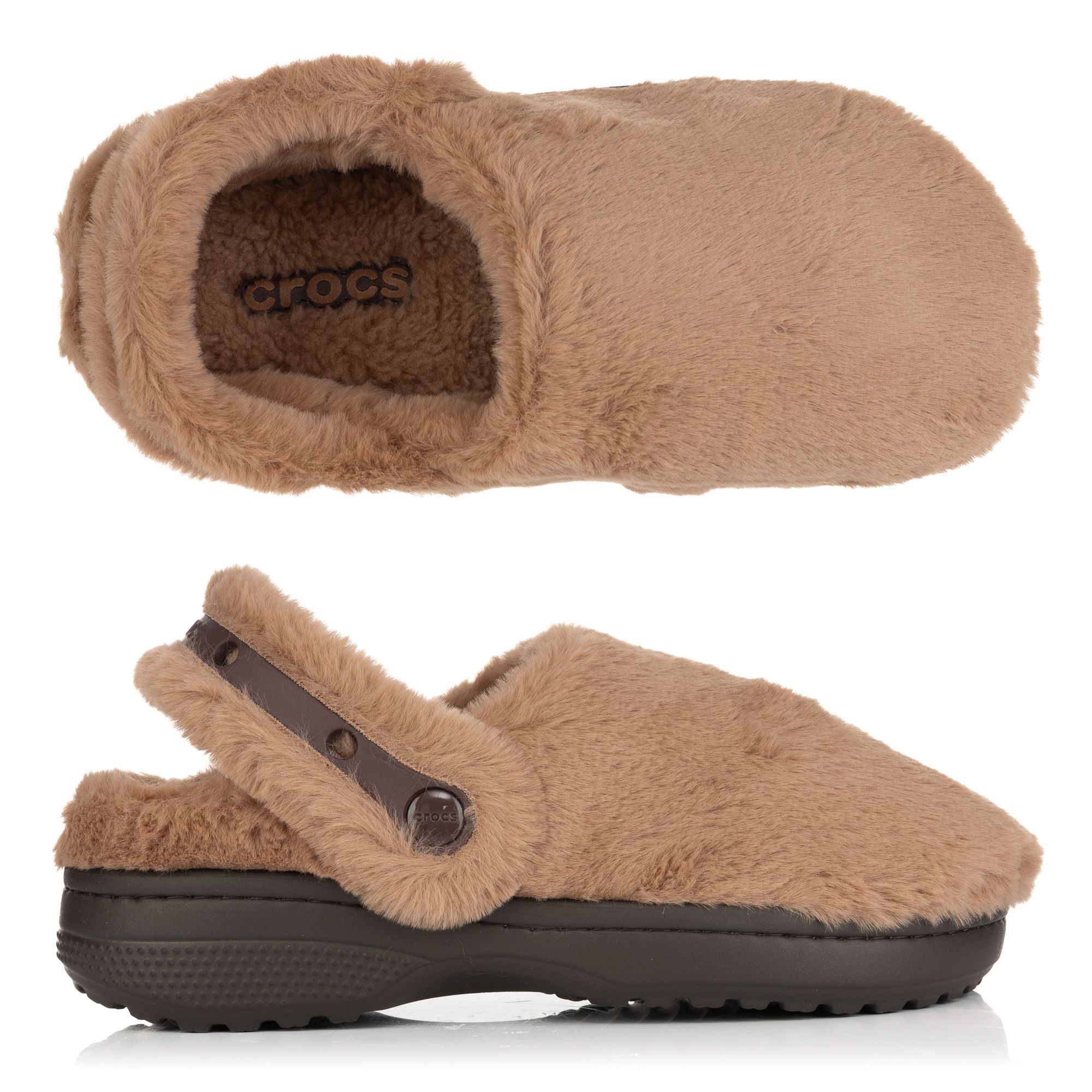 CROCS™ Unisex- Clog Classic Unfurgettable Kunstfell Ultarleicht