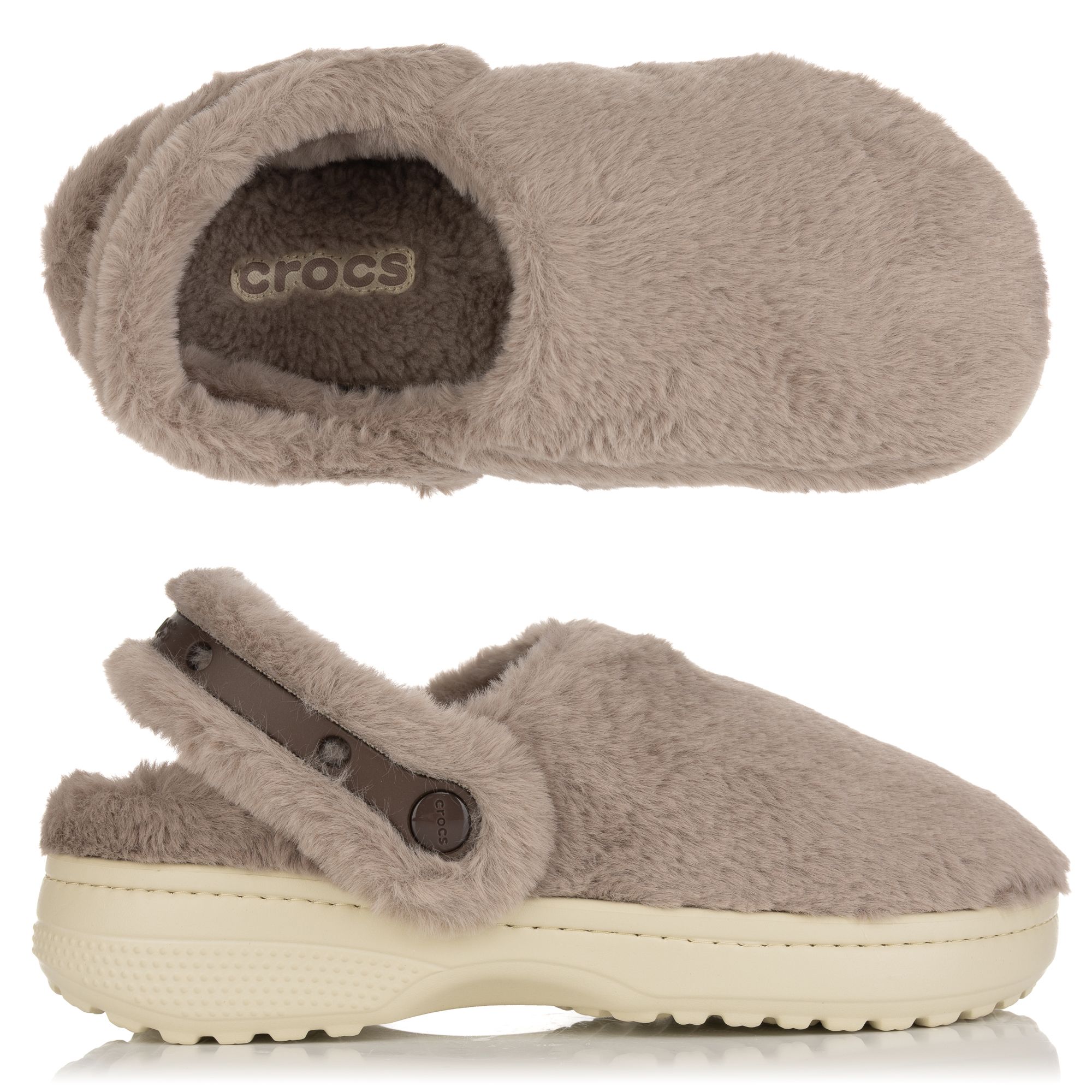 CROCS™ Unisex- Clog Classic Unfurgettable Kunstfell Ultarleicht