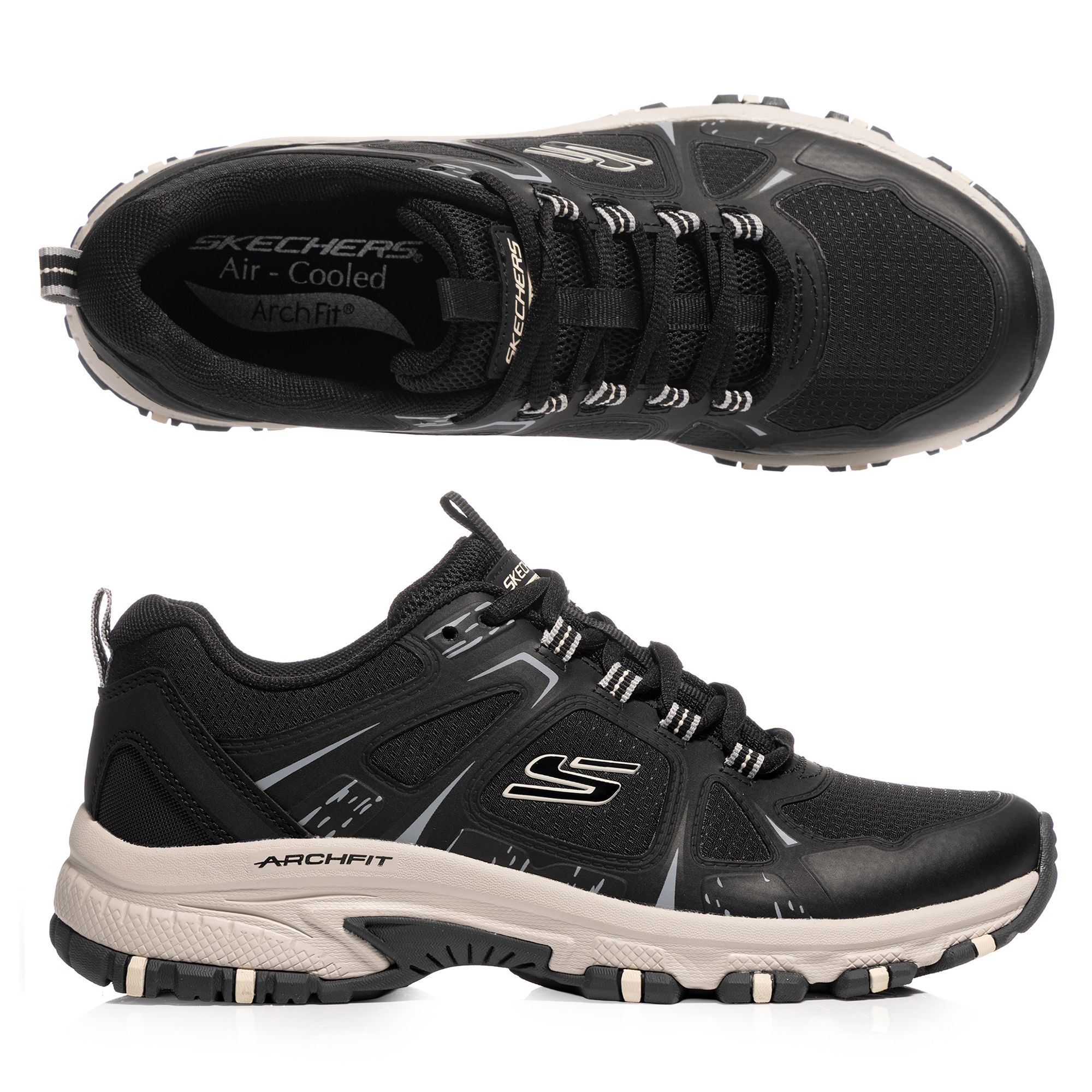 SKECHERS Damen-Trekkingschuh Arch Fit Hillcrest Materialmix Arch Fit®-Innensohle