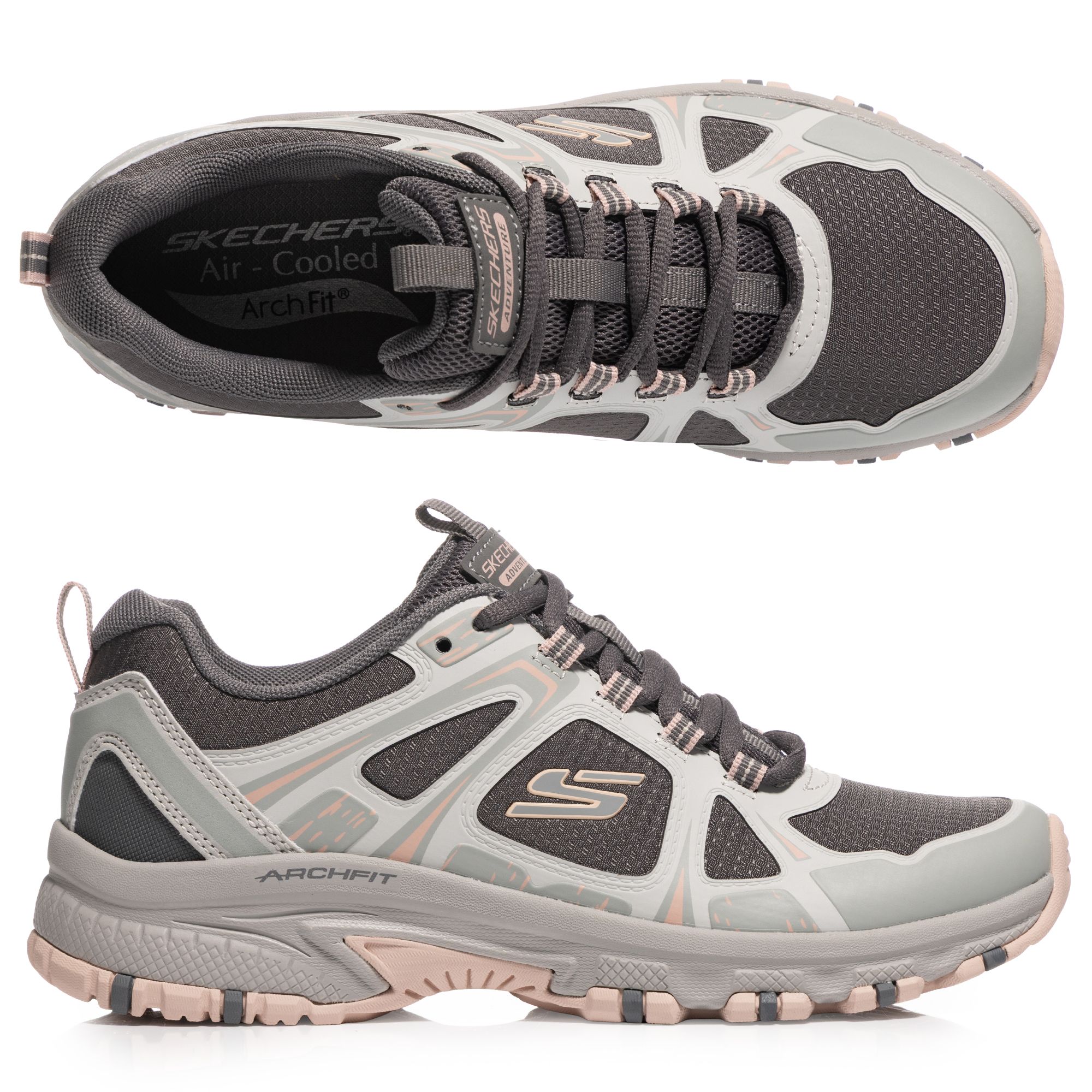 SKECHERS Damen-Trekkingschuh Arch Fit Hillcrest Materialmix Arch Fit®-Innensohle