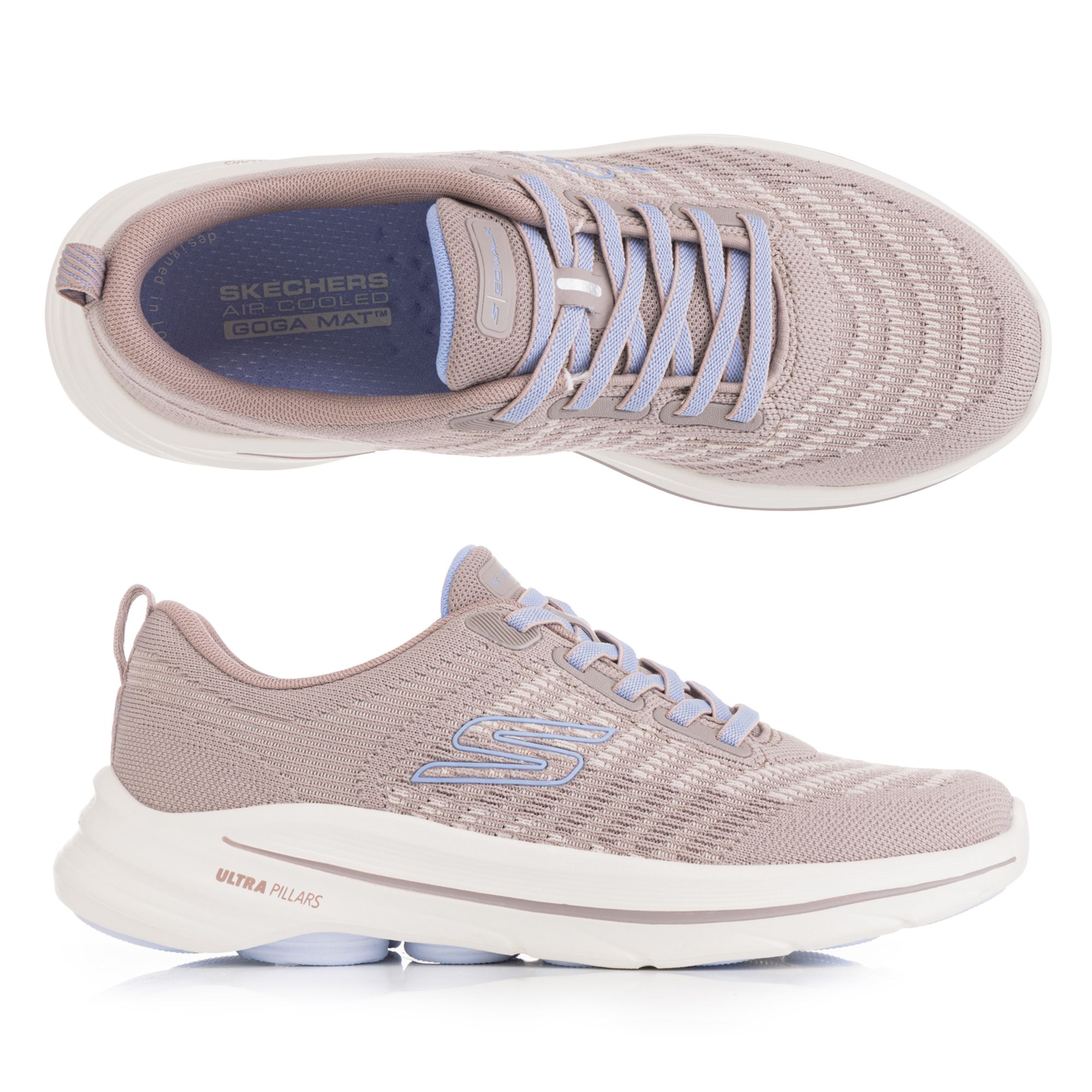 SKECHERS Damen-Slipper Go Walk 8 Britt Ultra Go Mesh