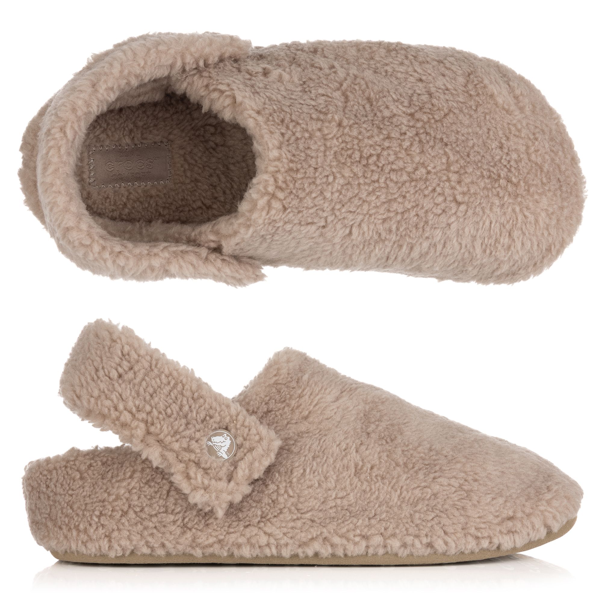 CROCS™ Unisex- Hausschuh Classic Cozzzy Kunstfell bequemes Fußbett