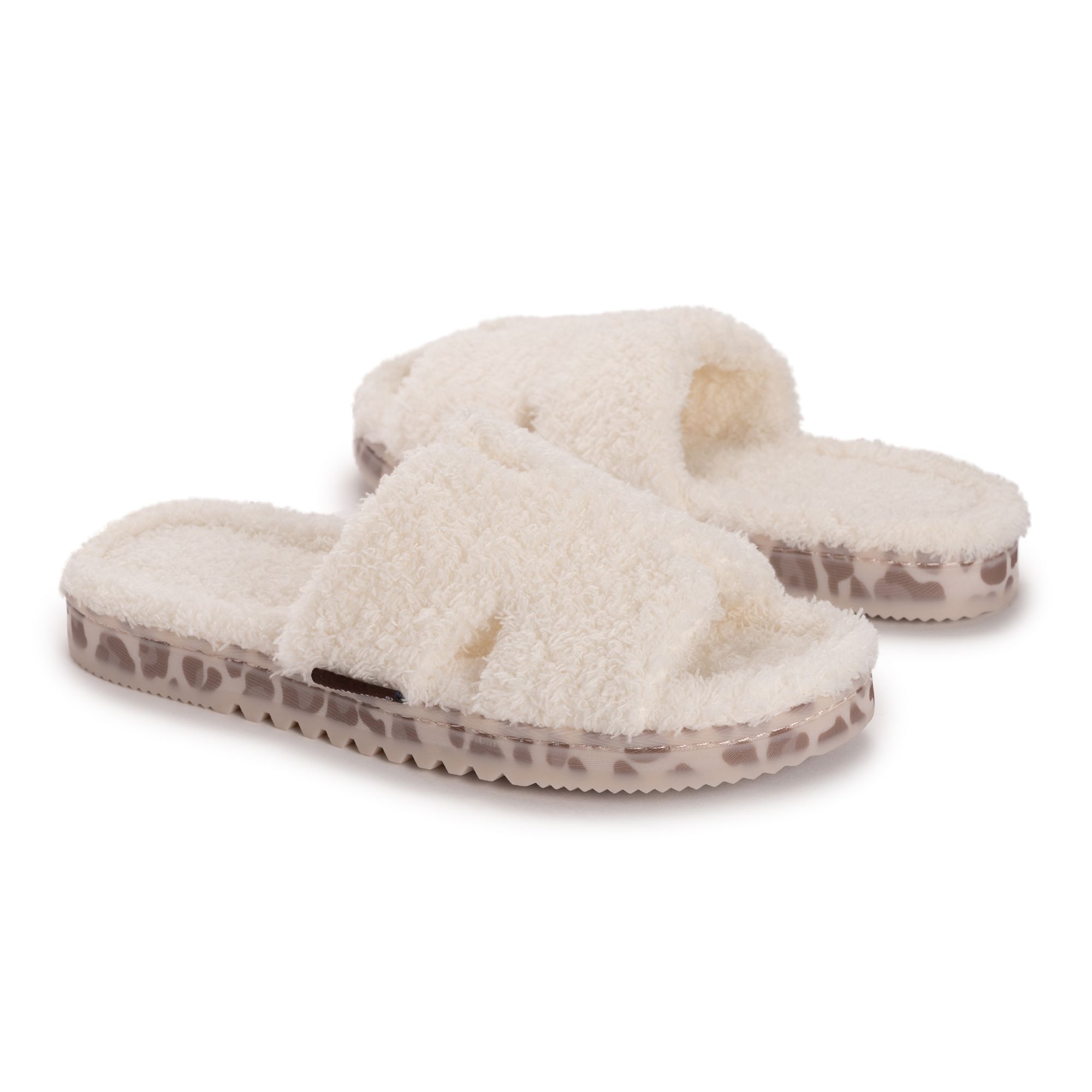 MUK LUKs Wellness-Pantolette Frottee bedruckte Sohle maschinenwaschbar