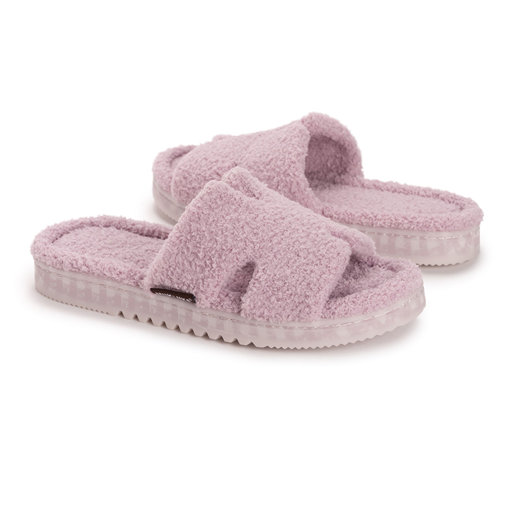 MUK LUKs Wellness-Pantolette Frottee bedruckte Sohle maschinenwaschbar