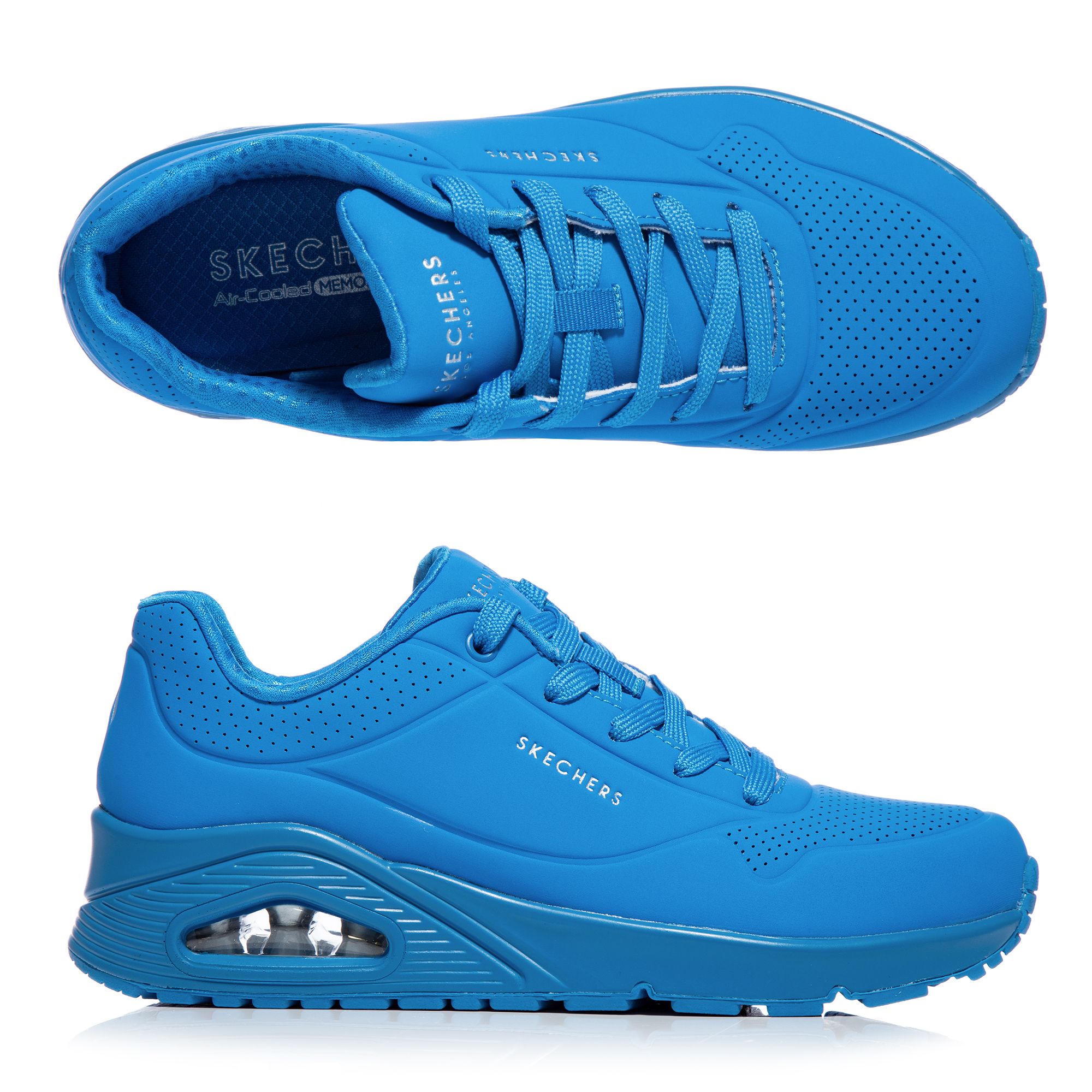 SKECHERS - Blau Sneaker 