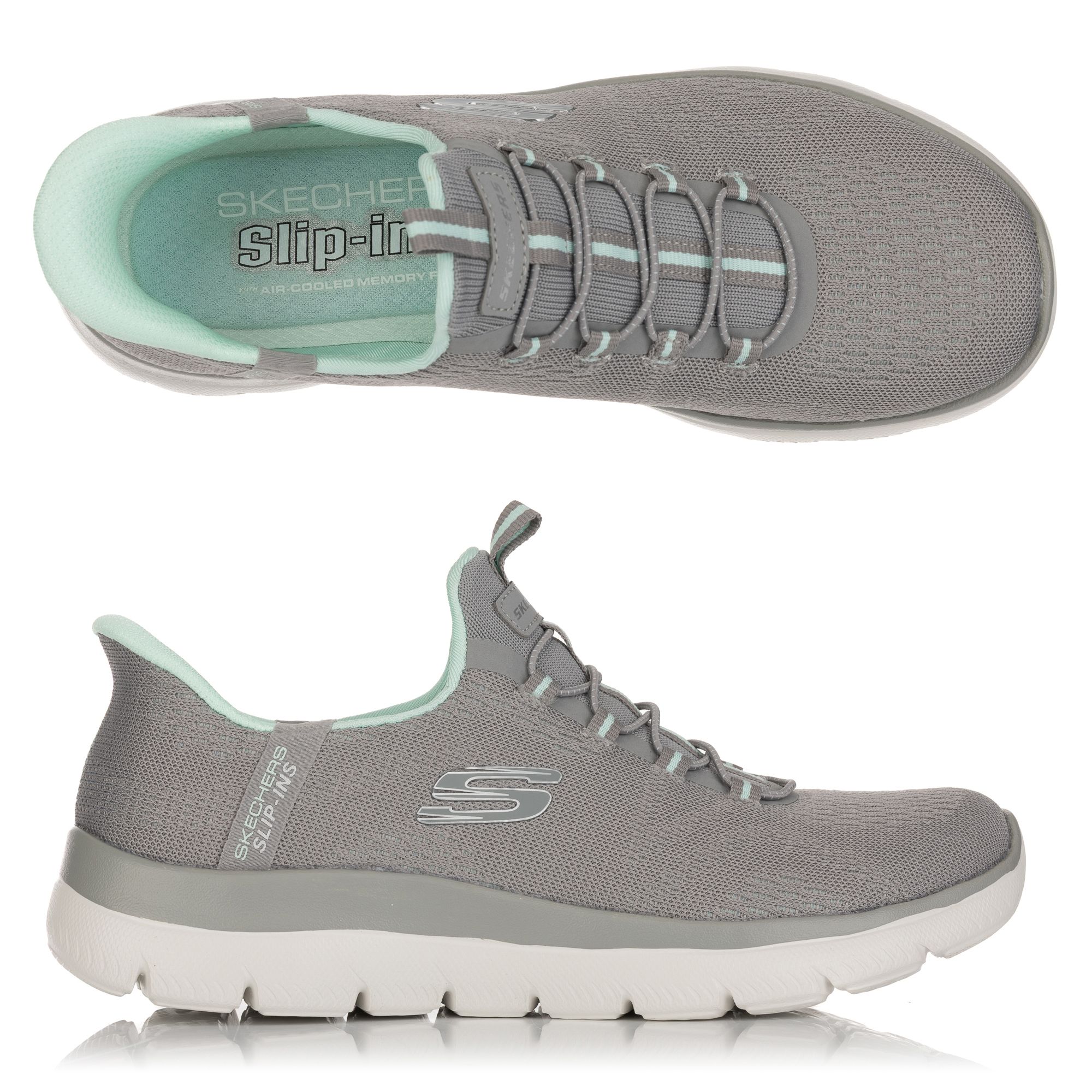 SKECHERS Damen-Slipper Summits Dream Chaser Air-Cooled Hands Free Slip-ins®