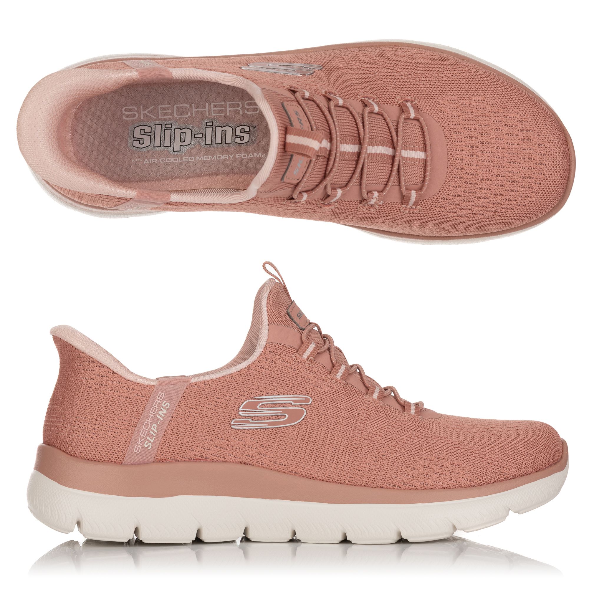 SKECHERS Damen-Slipper Summits Dream Chaser Air-Cooled Hands Free Slip-ins®