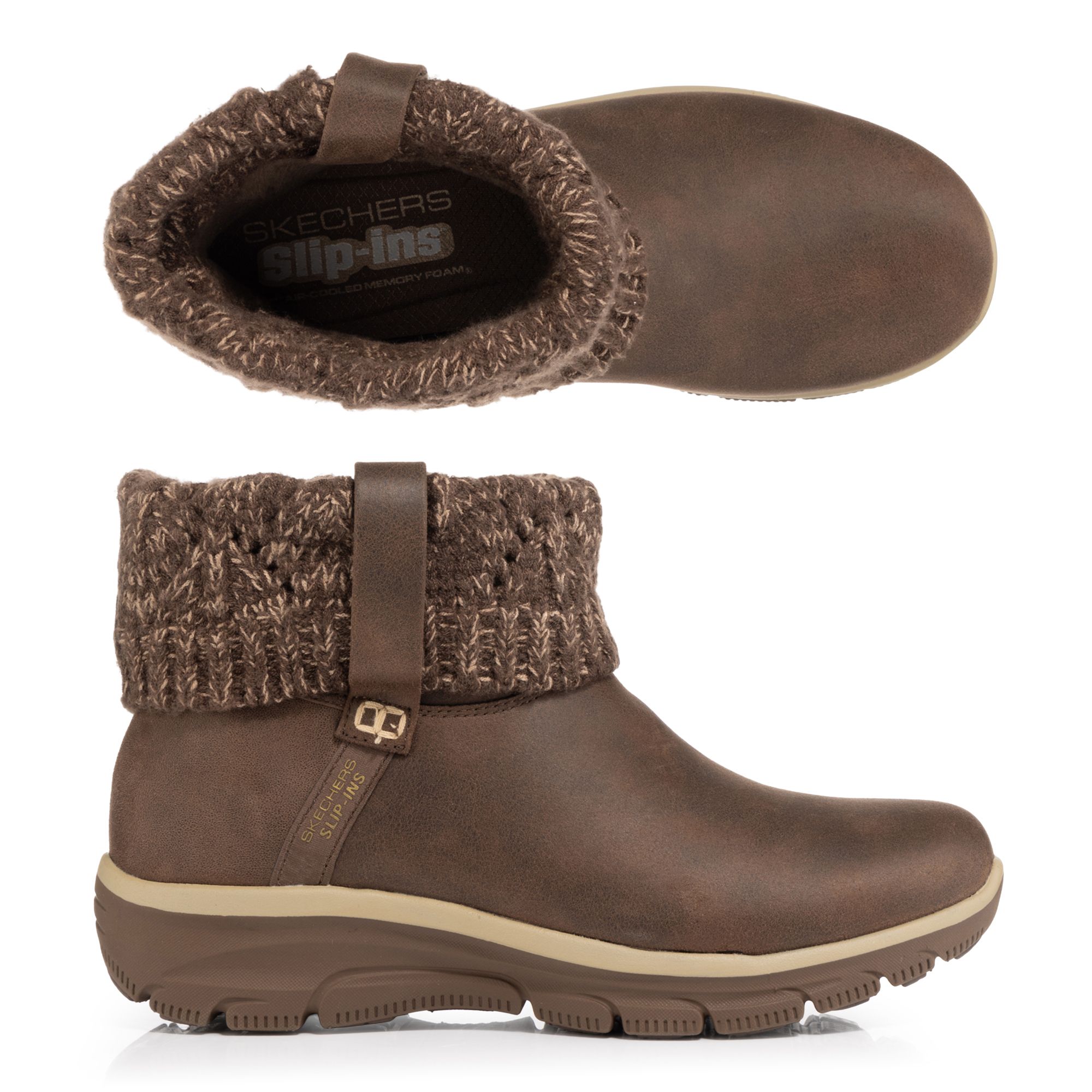 SKECHERS Damen-Stiefel Easy Going Relaxed Fit® Hands Free Slip-ins®