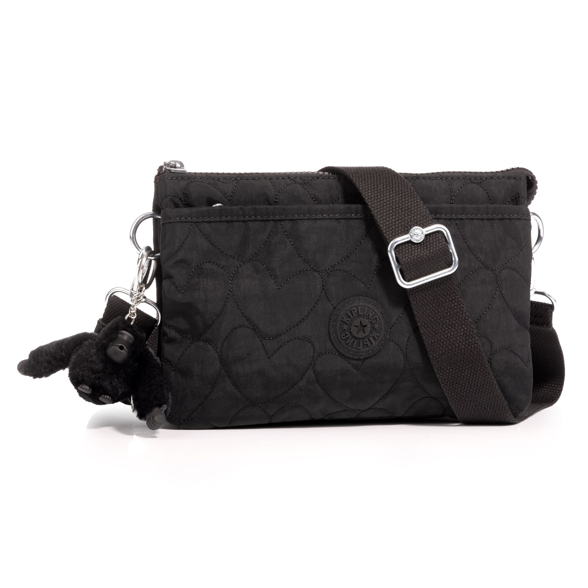 KIPLING® Midi-Umhängetasche Riri diverse Fächer Herz-Optik