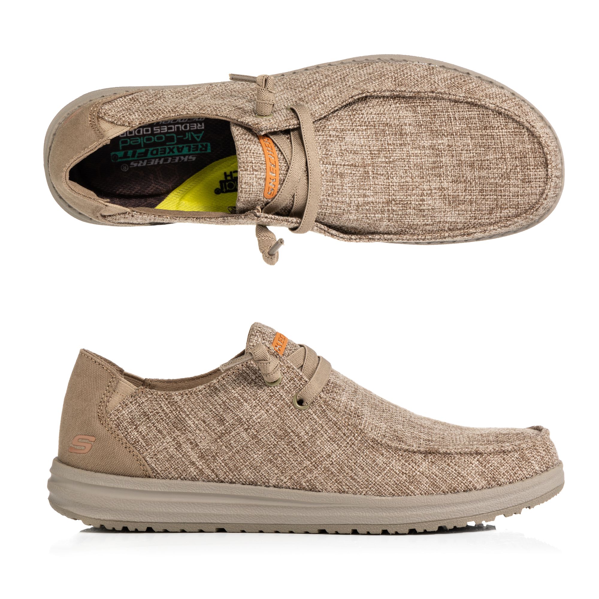 SKECHERS Herren-Slipper Melson Nela Canvas Goga Mat Arch®