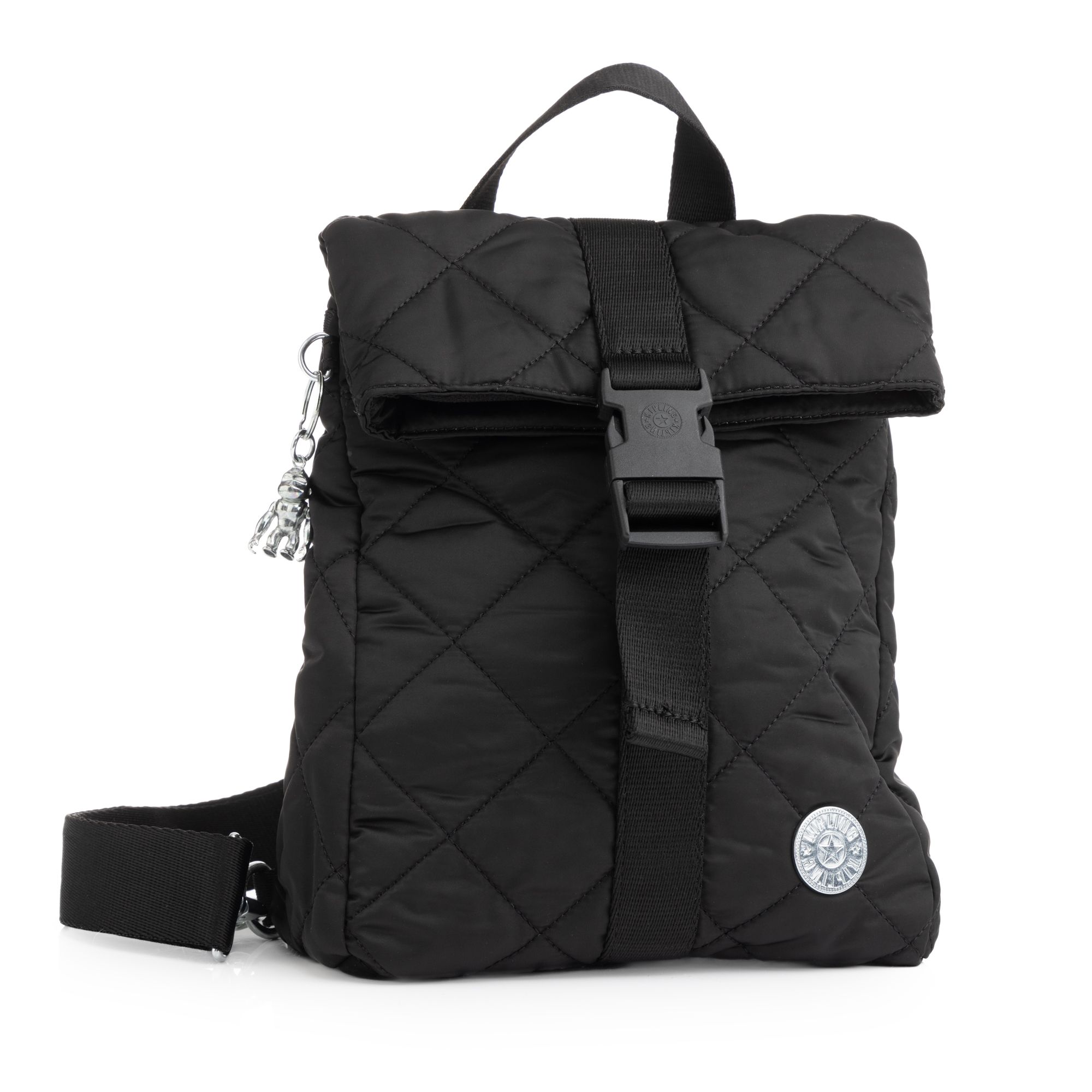 KIPLING® Rucksack Drika Rautensteppung Klippverschluss