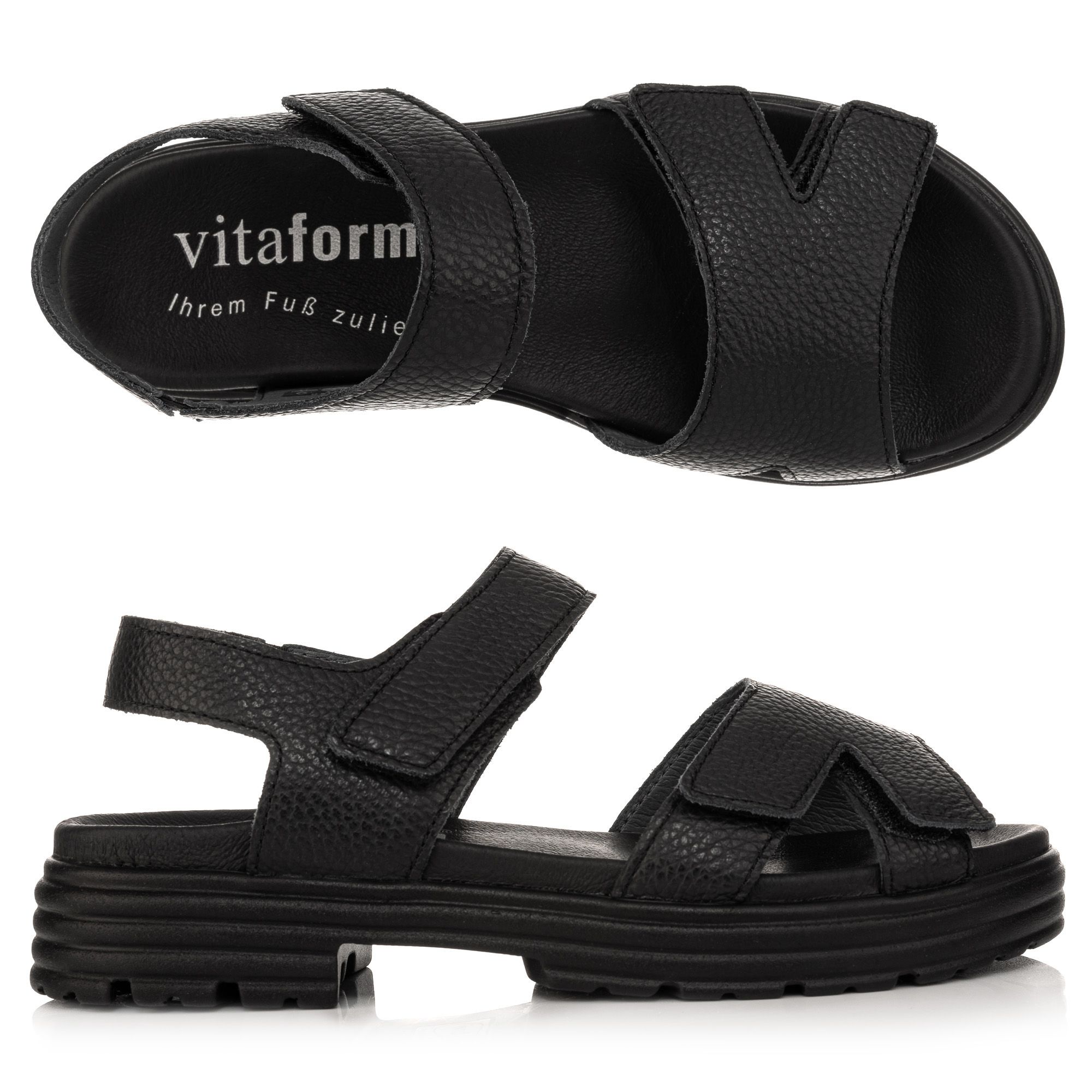 VITAFORM Damen-Sandale Nappaleder Shock Absorber Sohle Mia