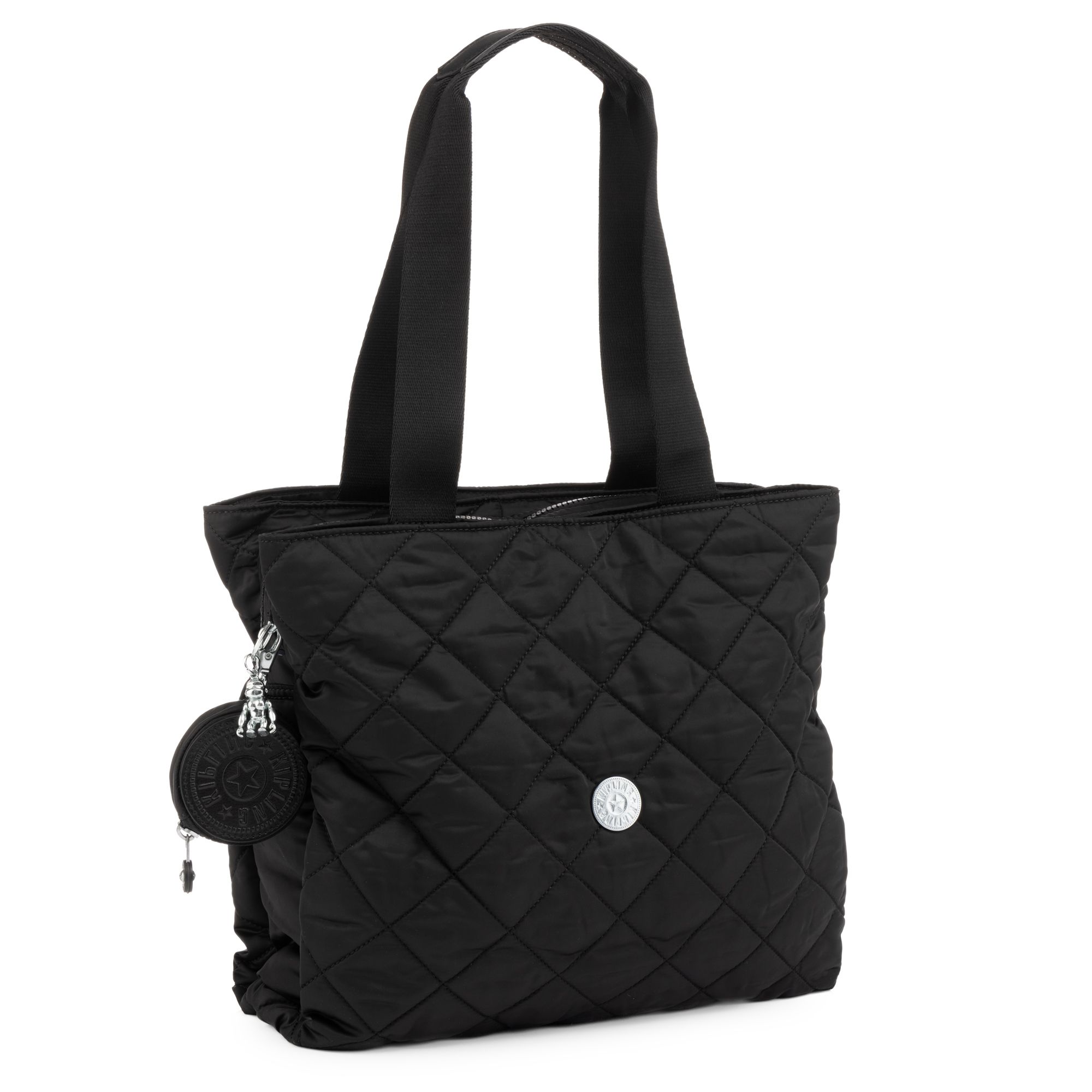 KIPLING® Schultertasche Anusha 3 Hauptfächer 2 Anhänger