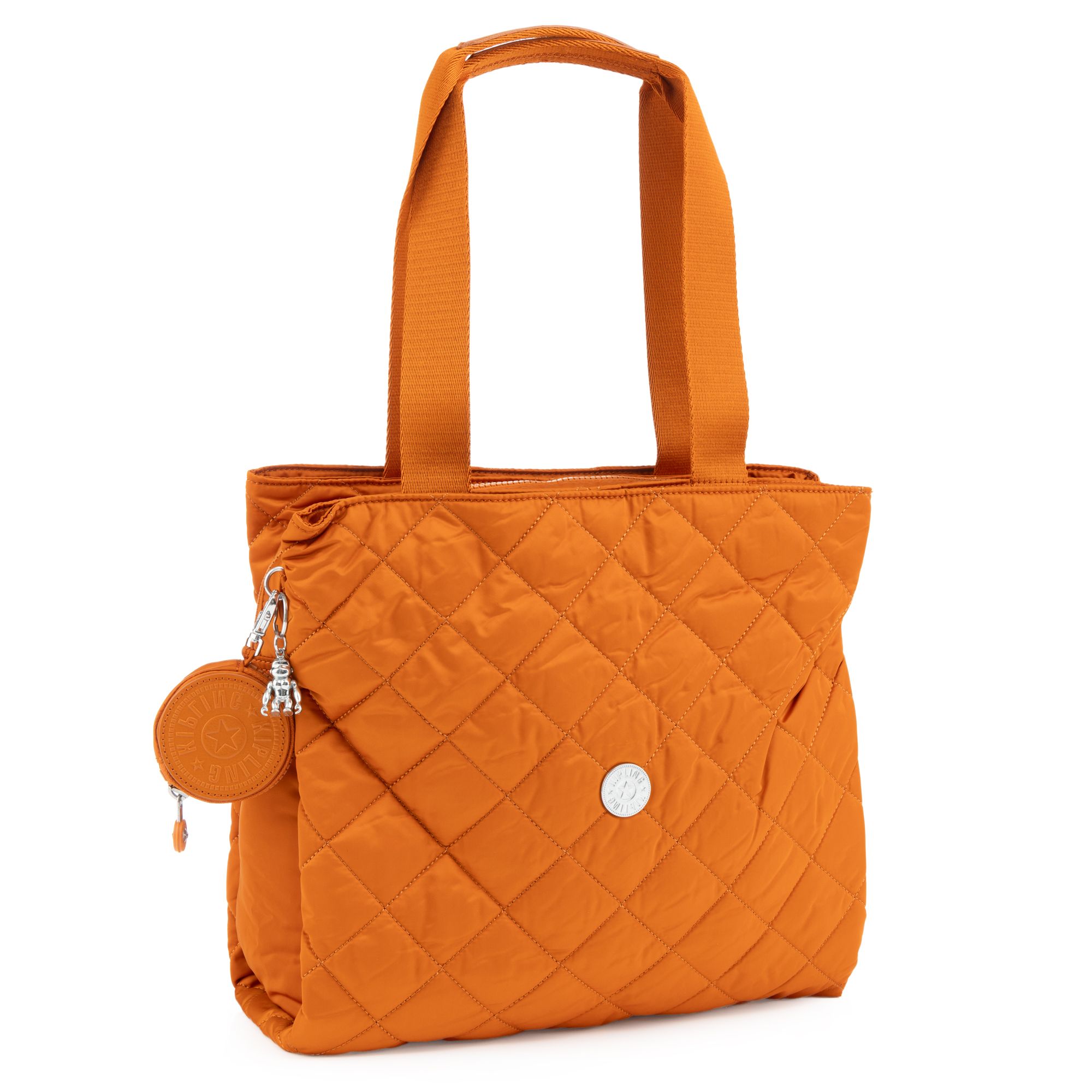 KIPLING® Schultertasche Anusha 3 Hauptfächer 2 Anhänger