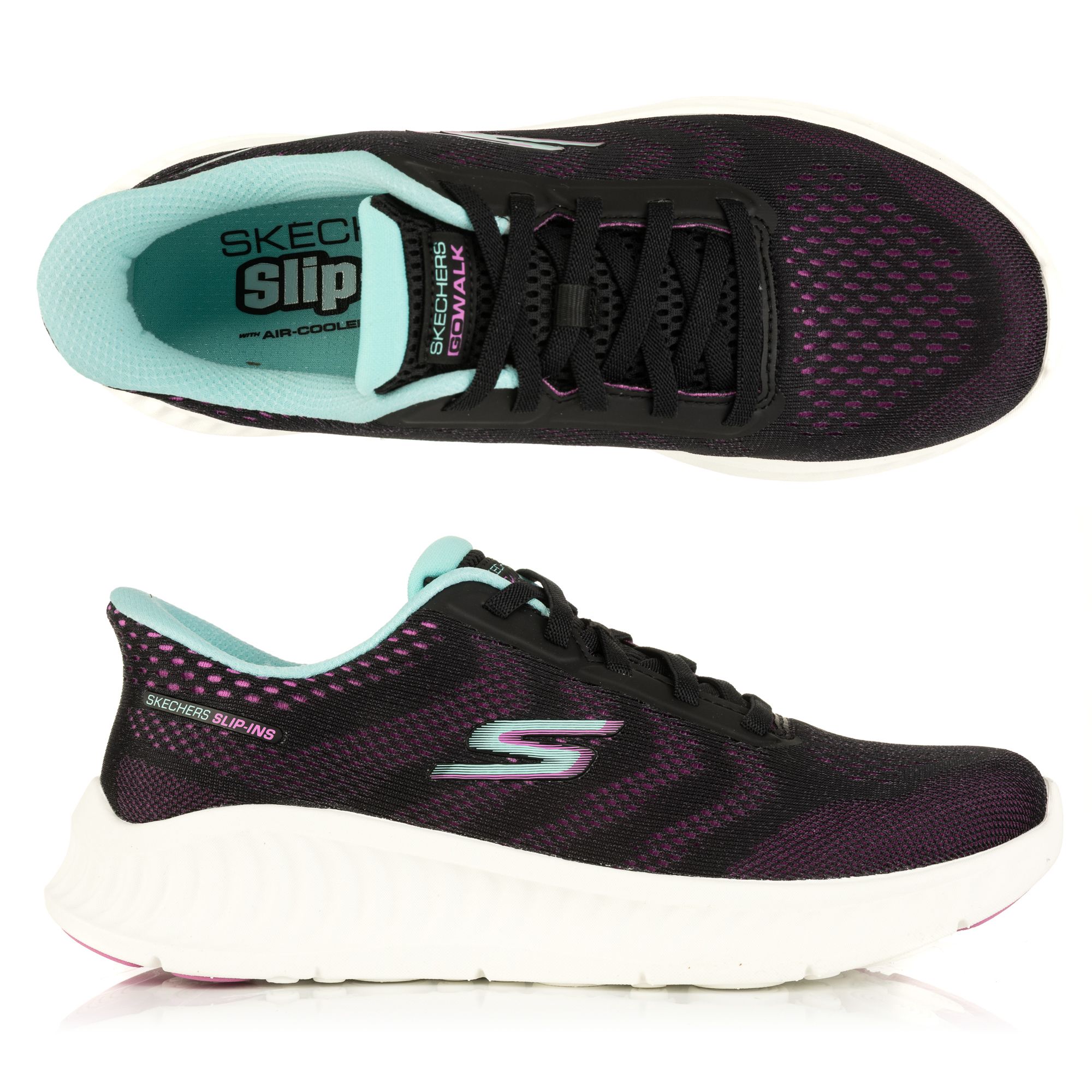 SKECHERS Damen-Sneaker Go Walk Now Khloe Mesh Hands Free Slip-Ins®