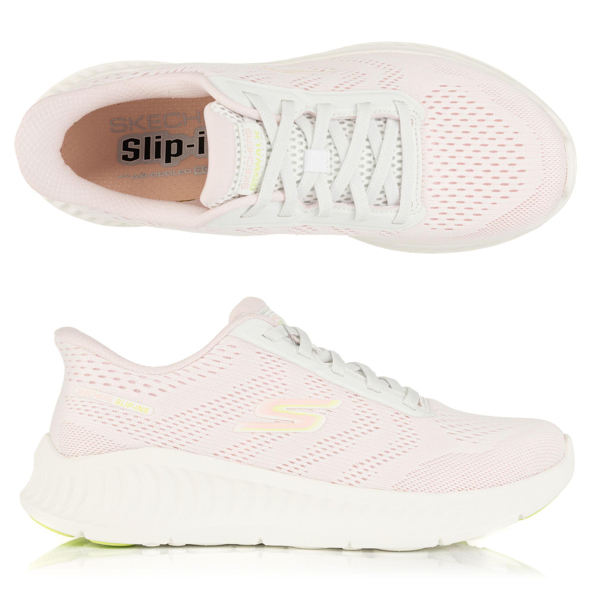 SKECHERS Damen-Sneaker Go Walk Now Khloe Mesh Hands Free Slip-Ins®